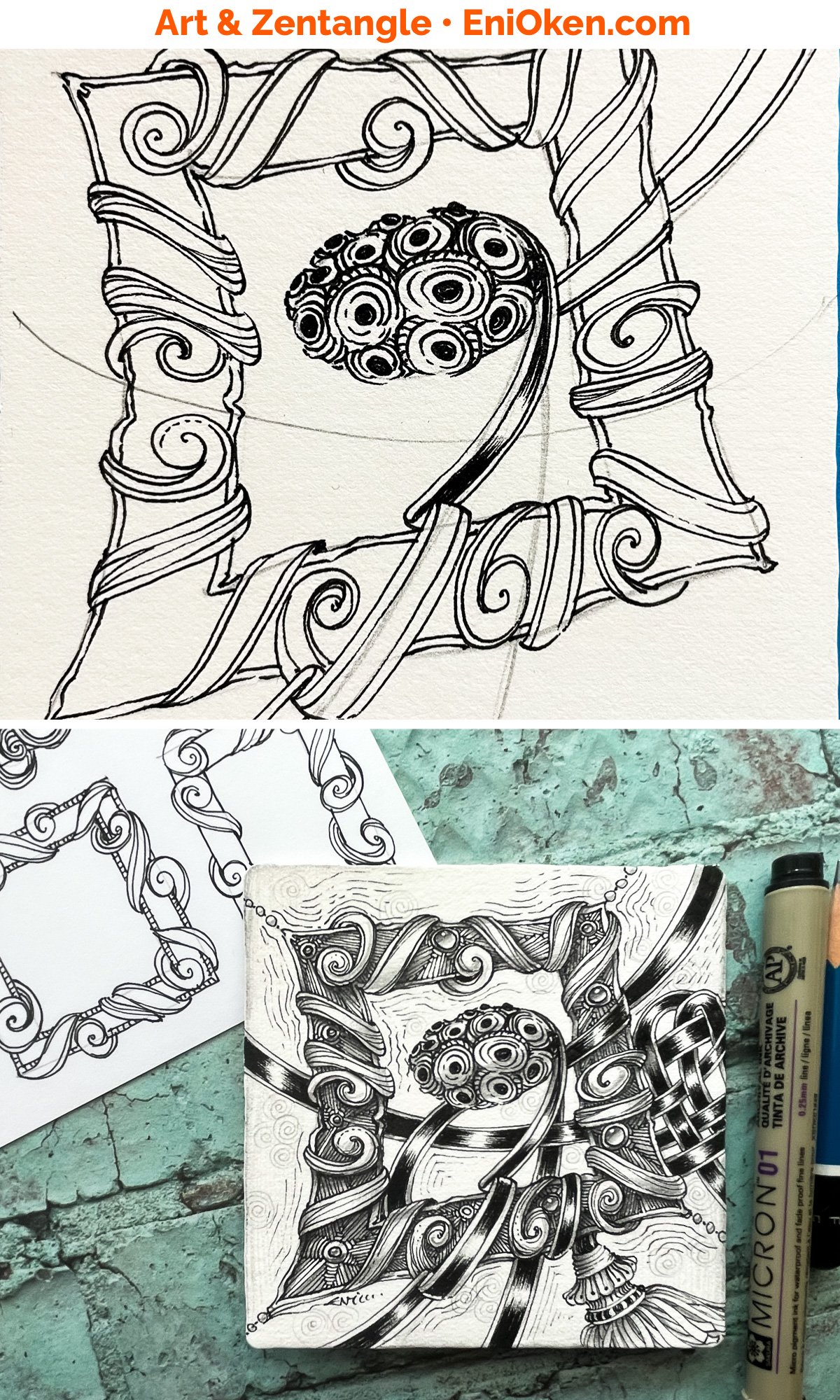 Wrapped Frame and Art Raffle — Eni Oken