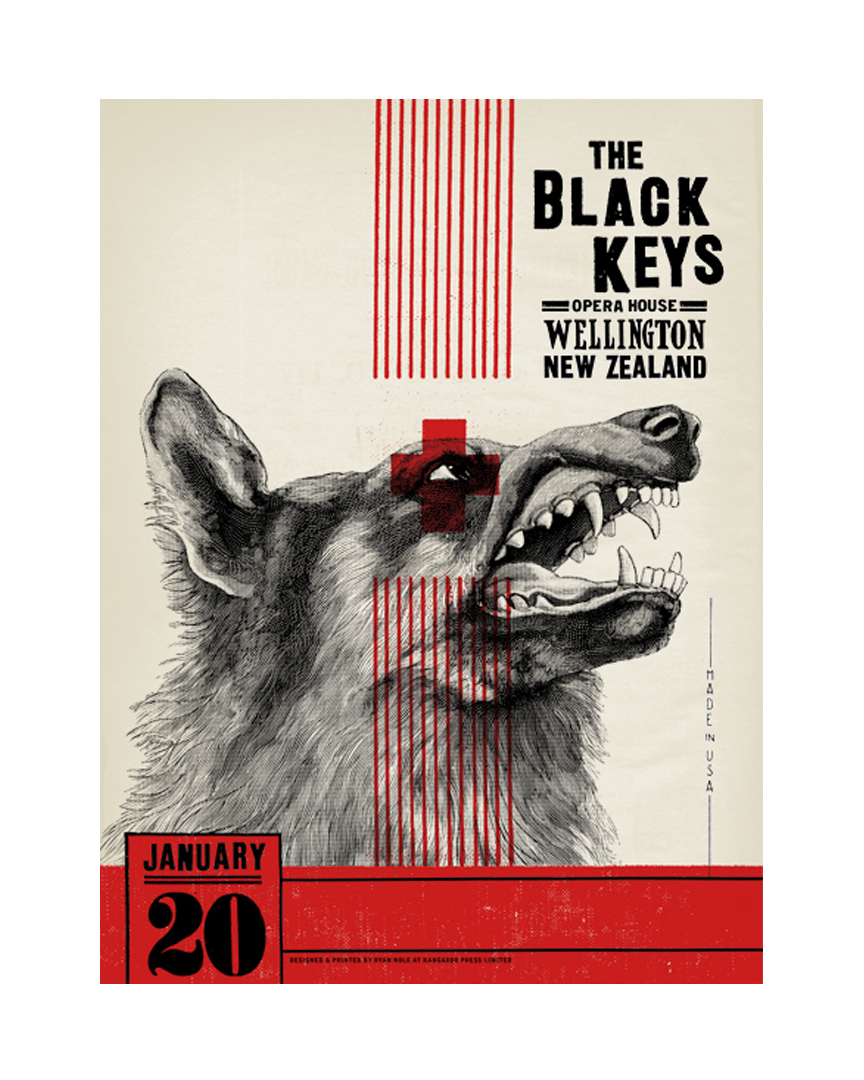The Black Keys Concert Poster