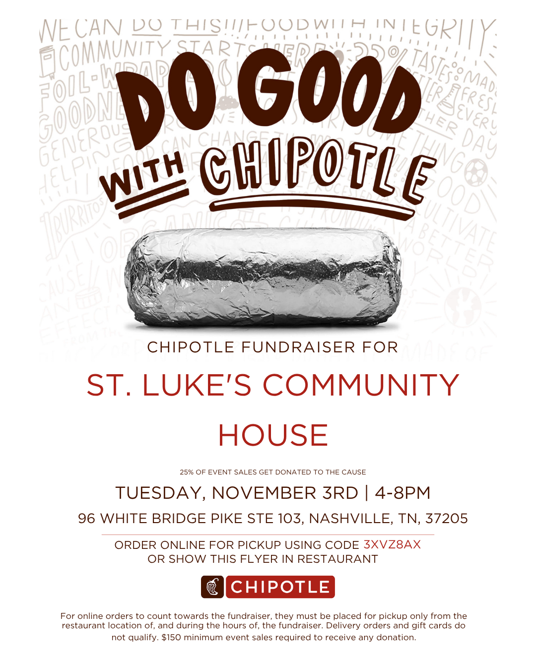 Do Good With Chipotle Fundraiser