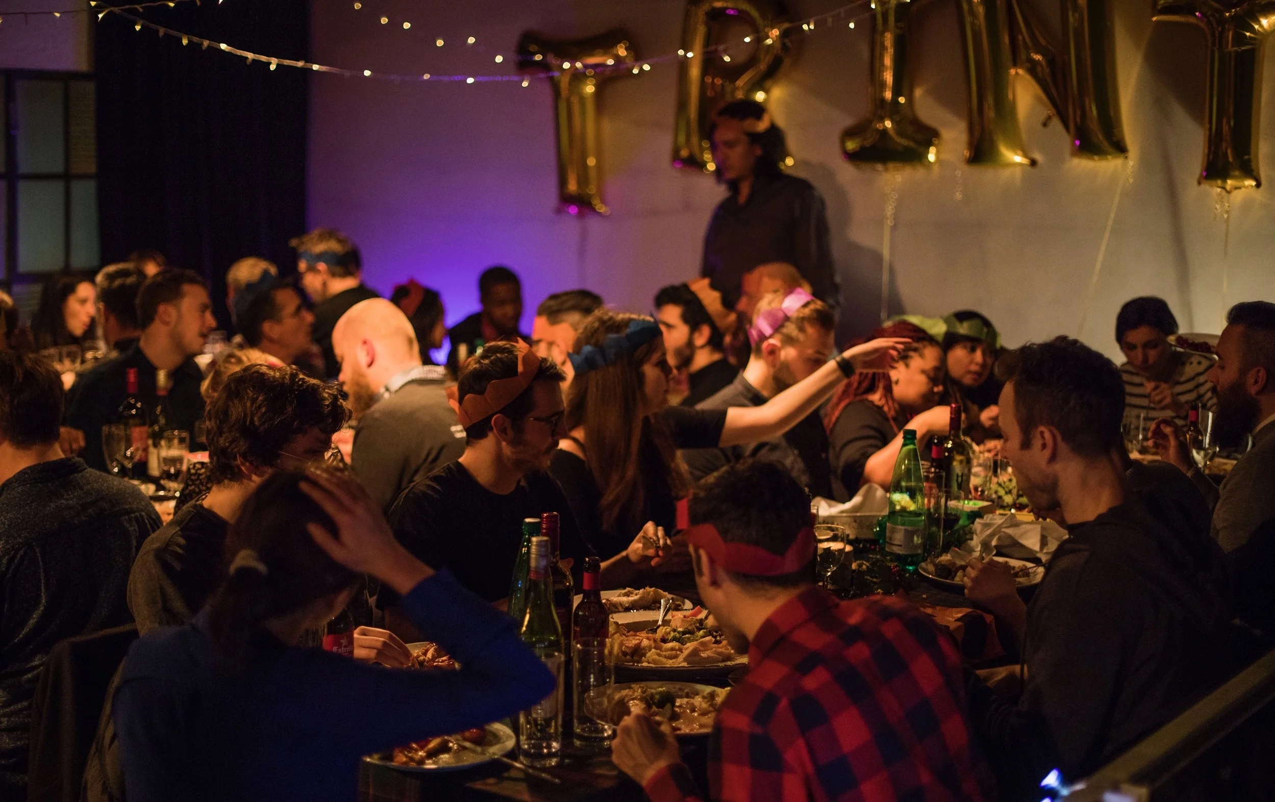  Christmas dinner at the Rag Factory 