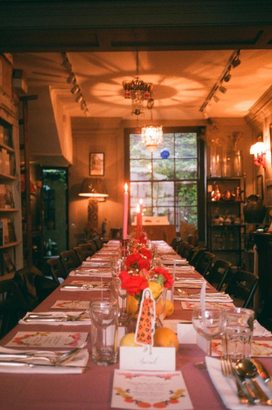 private dinner at Town House 2020