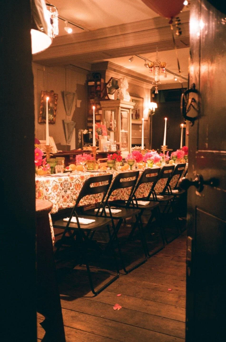 Looking in at Town House 2020