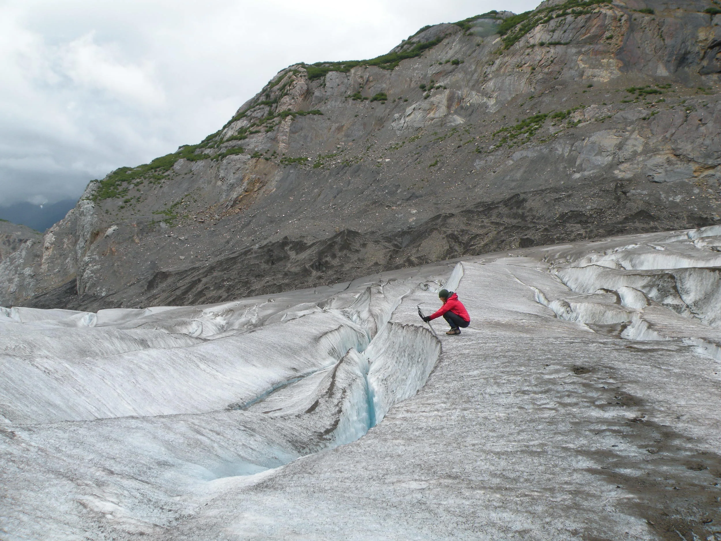 Bromley glacier, Northern Boundary Range, British Columbia. Photo by Bethany Coulthard.