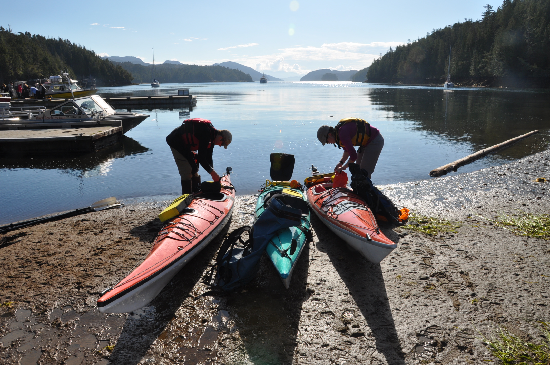Getting ready for our morning commute.