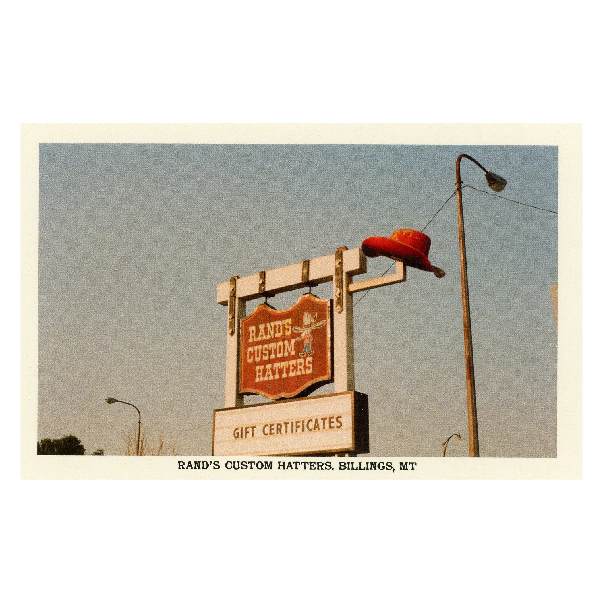 Rand's Custom Hatters. Billings, MT