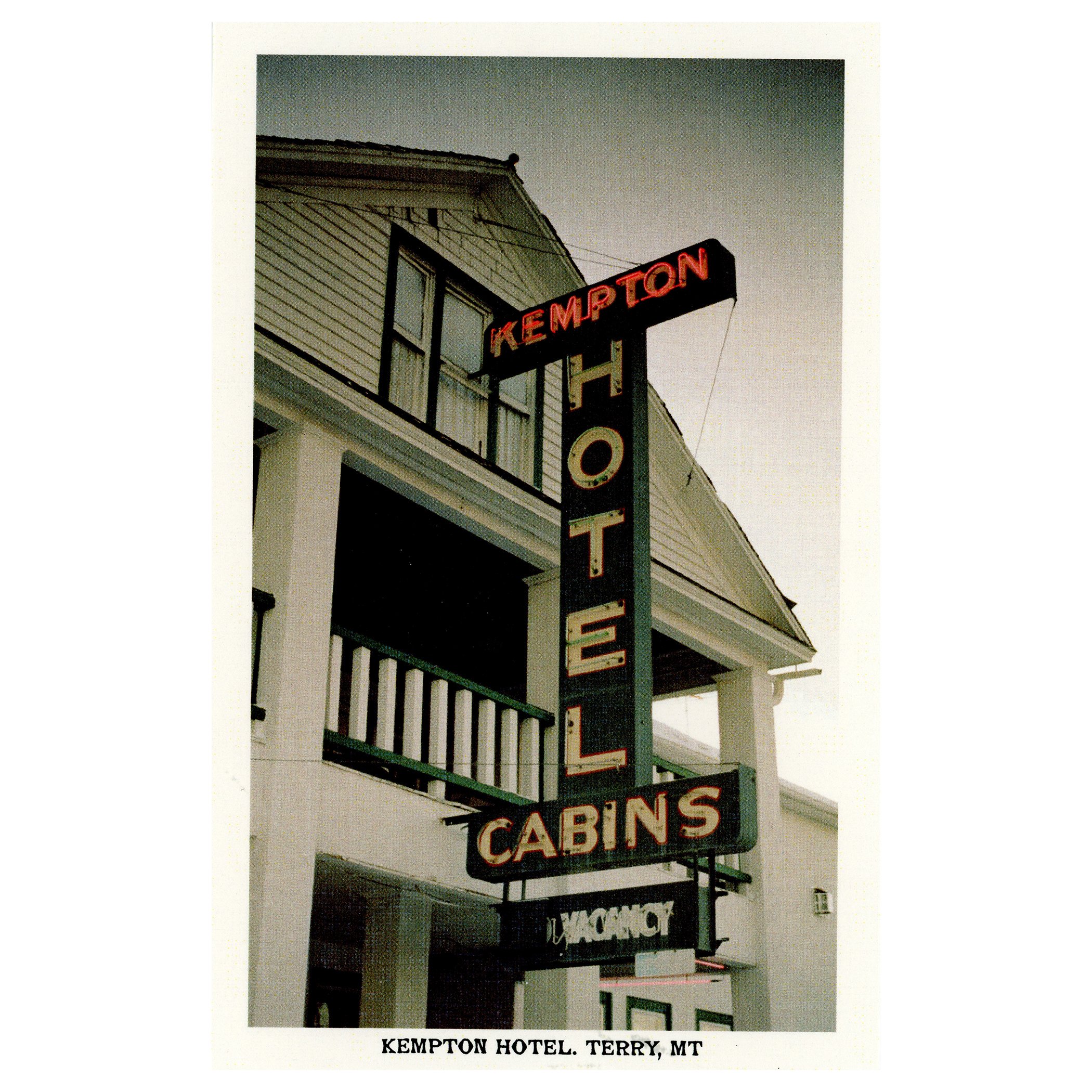 Kempton Hotel. Terry, MT