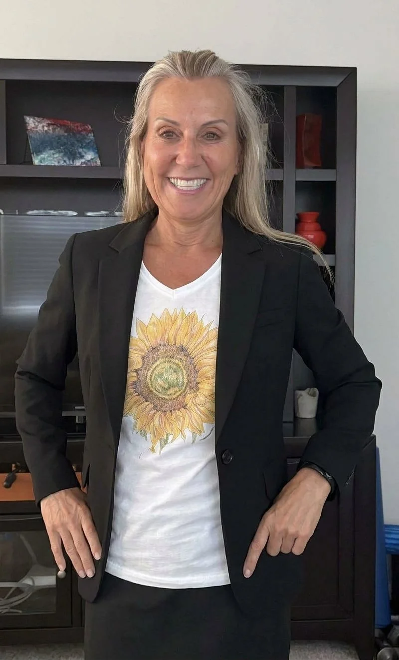 Sunflower tee with black long shirt.jpeg