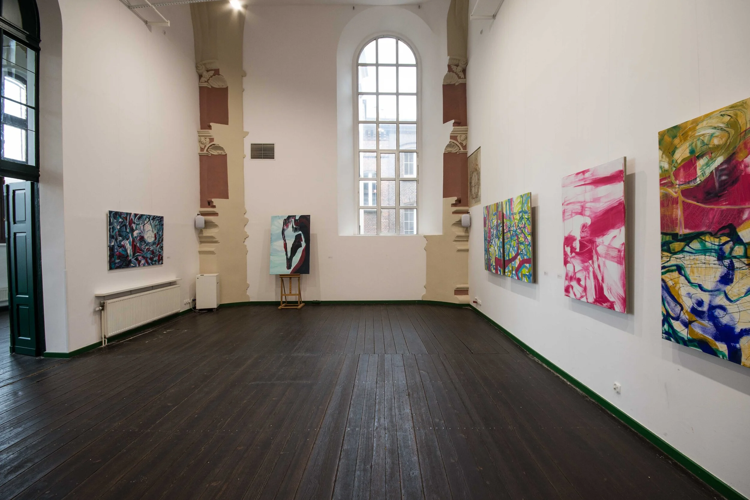 Dorota Łapa-Maik, „Połączenia, przepływy, relacje”, Poznań, Galeria U Jezuitów, 2020, fot. Lech Hoff