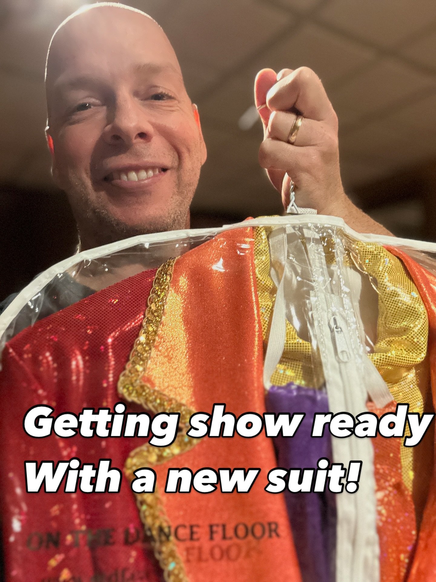 What do you think of the new show suit? If you&rsquo;d like free tickets to the premiere show for this Sunday in Richmond Hill, message me in the comments.