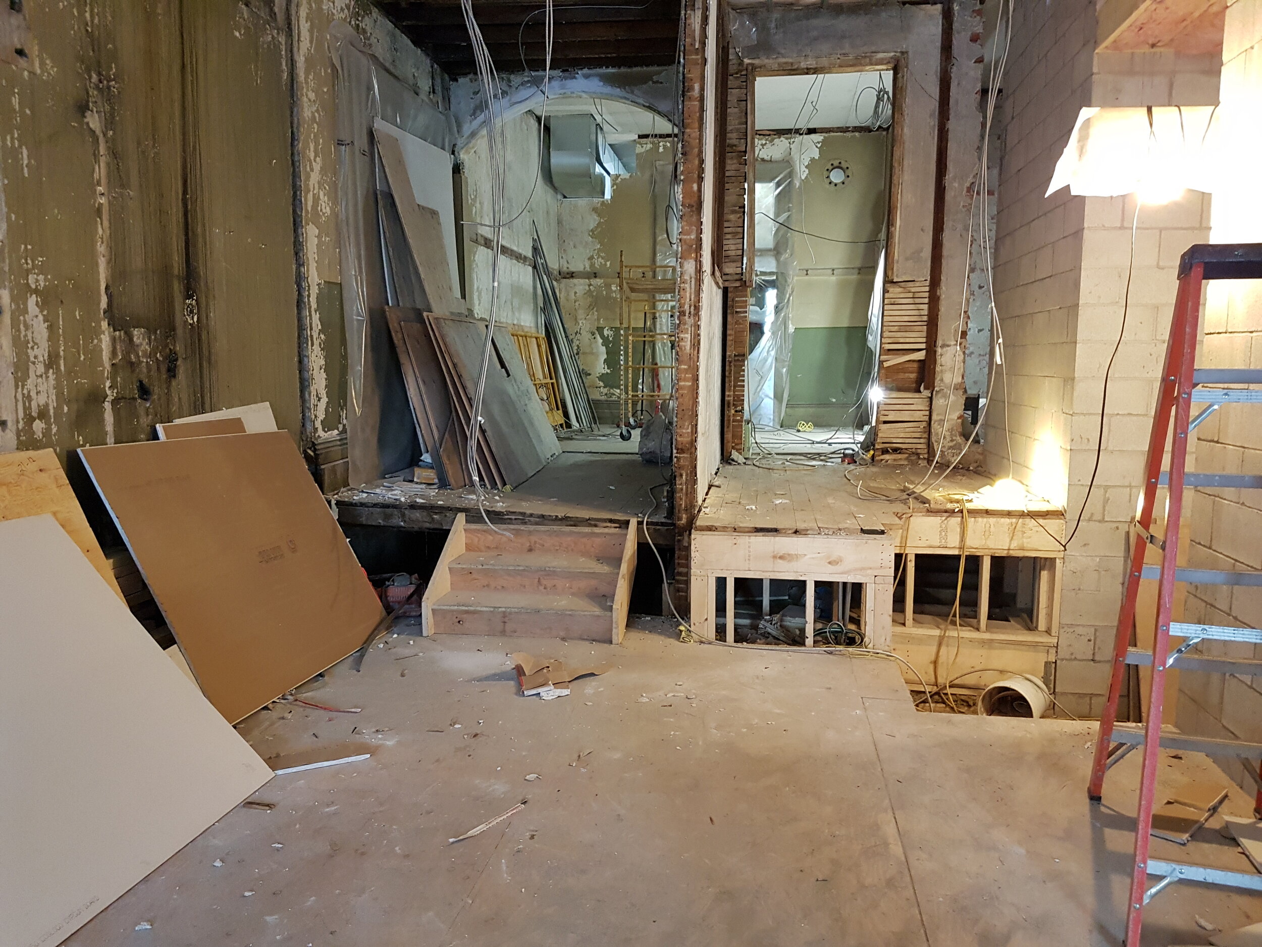 Opal Room during renos