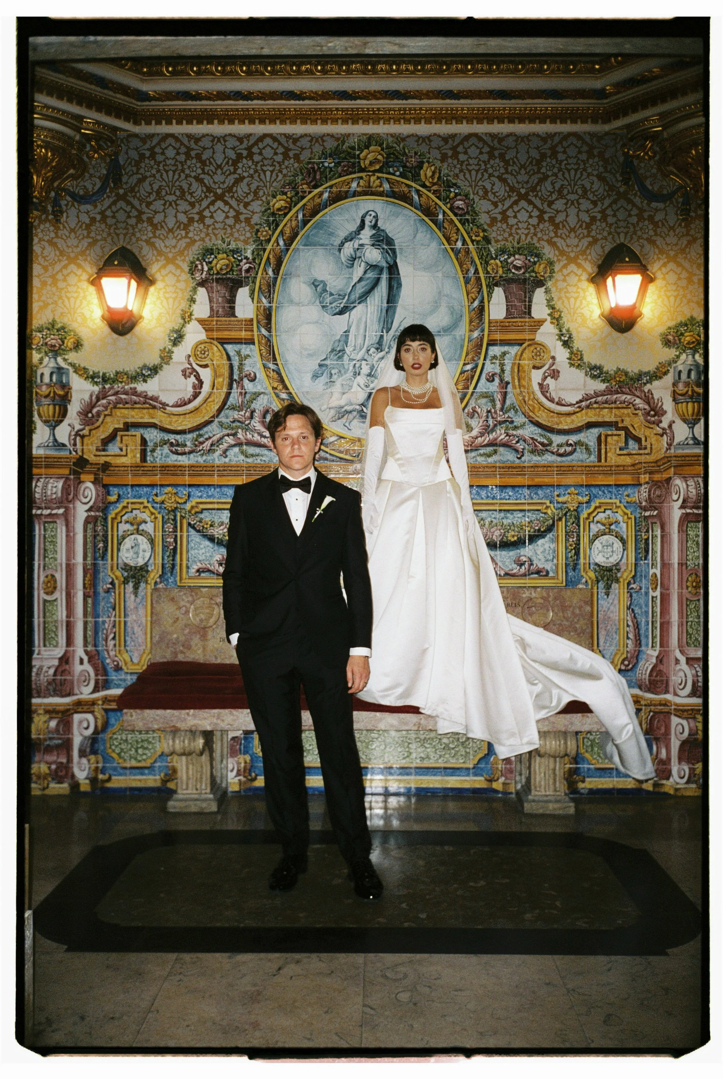 Real Bride and Groom Cinematic Photo