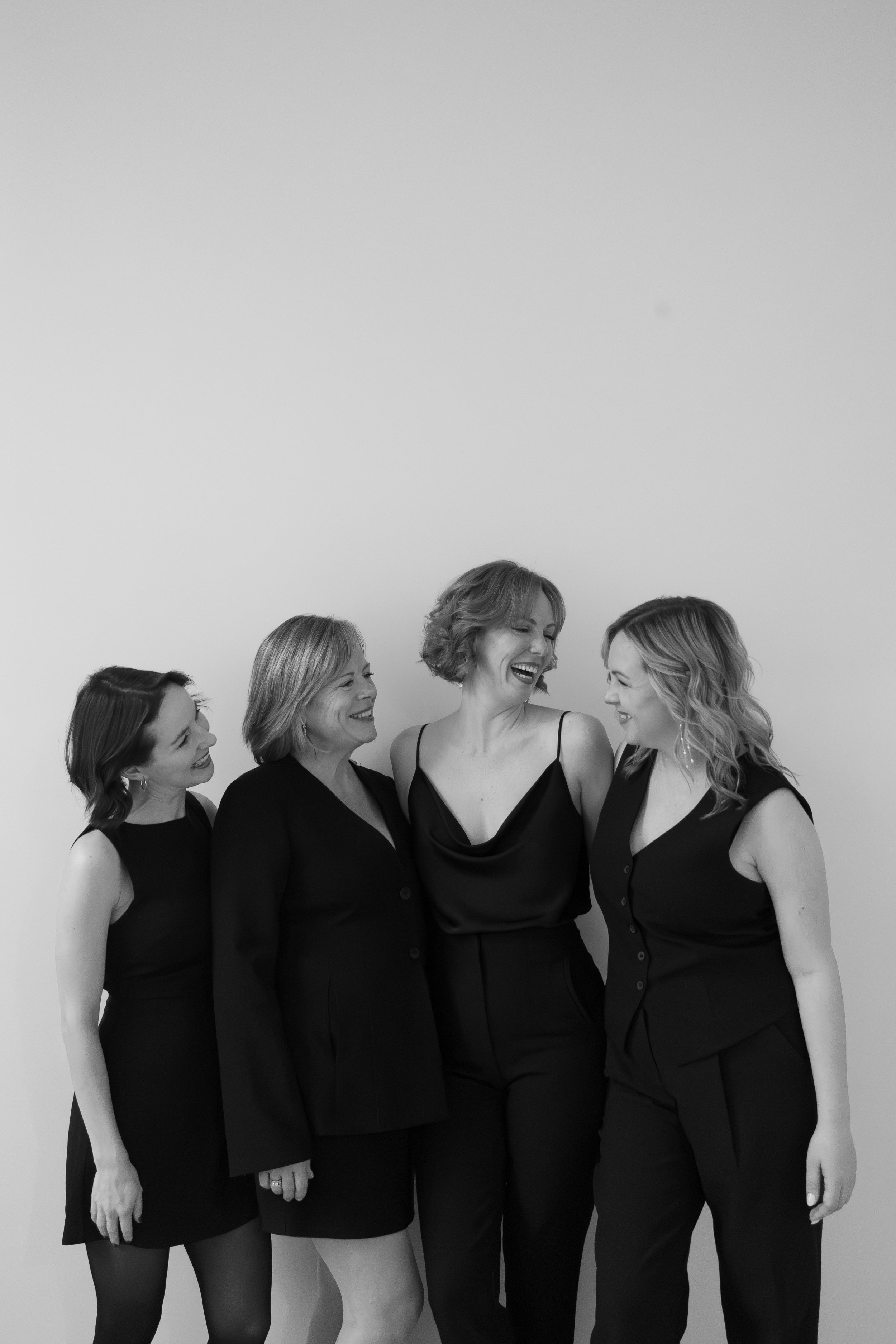 The direction team at The Modern Bride - Guelph's finest bridal boutique.