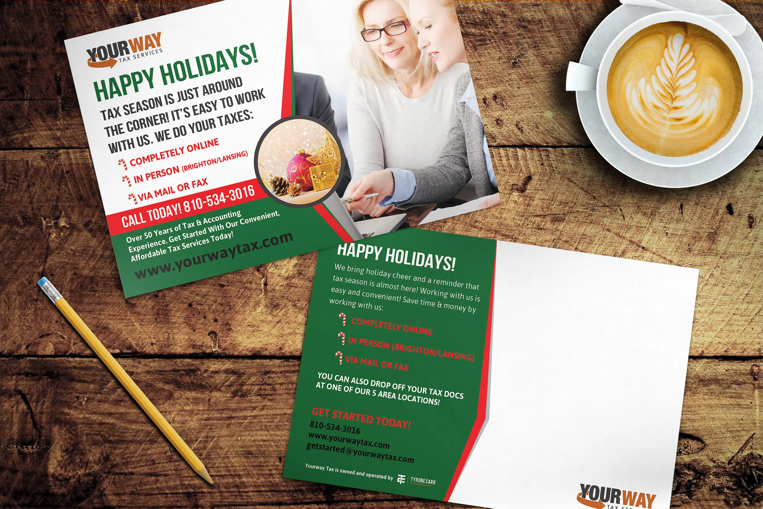 Holiday Postcards - YourWay Tax Services