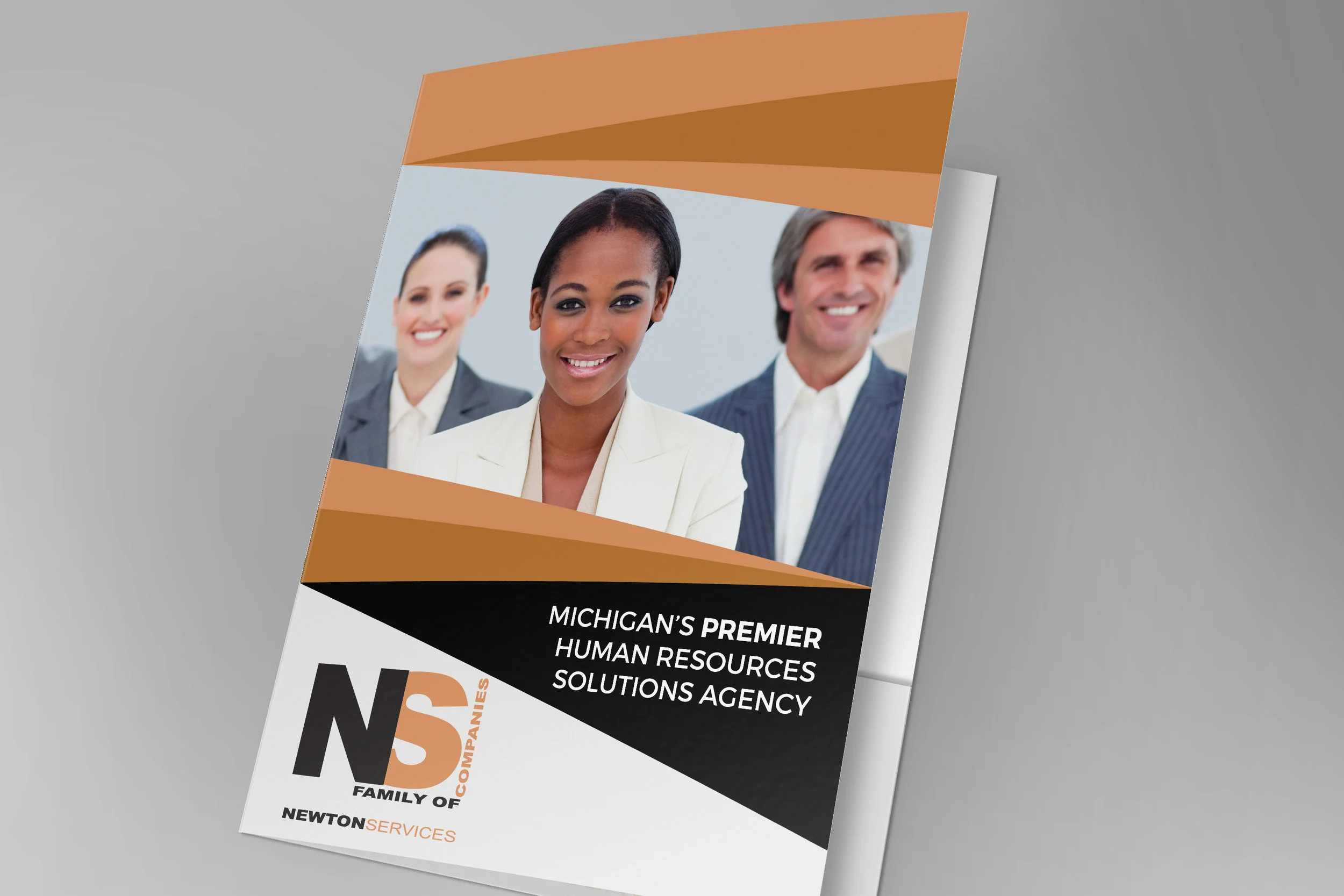 Branded Company Folders - Newton Services