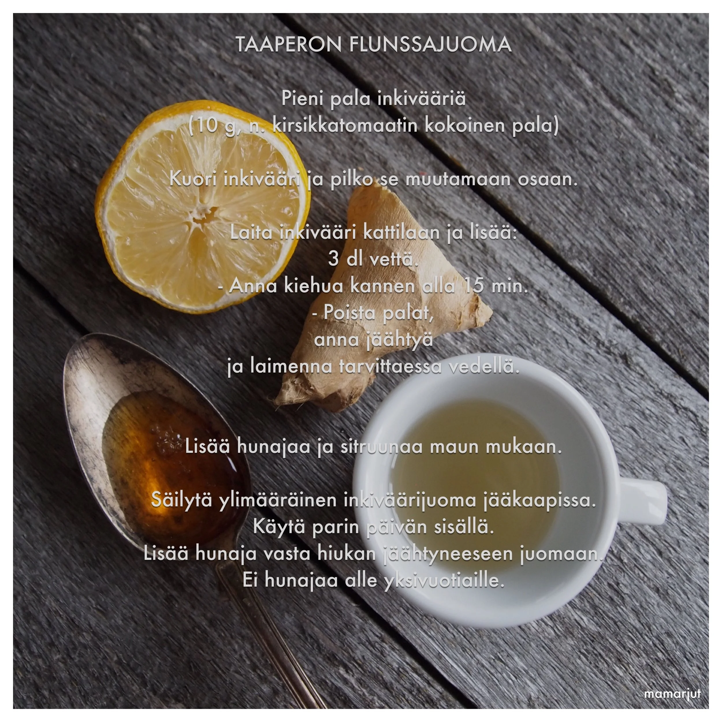 Taaperon flunssajuoma