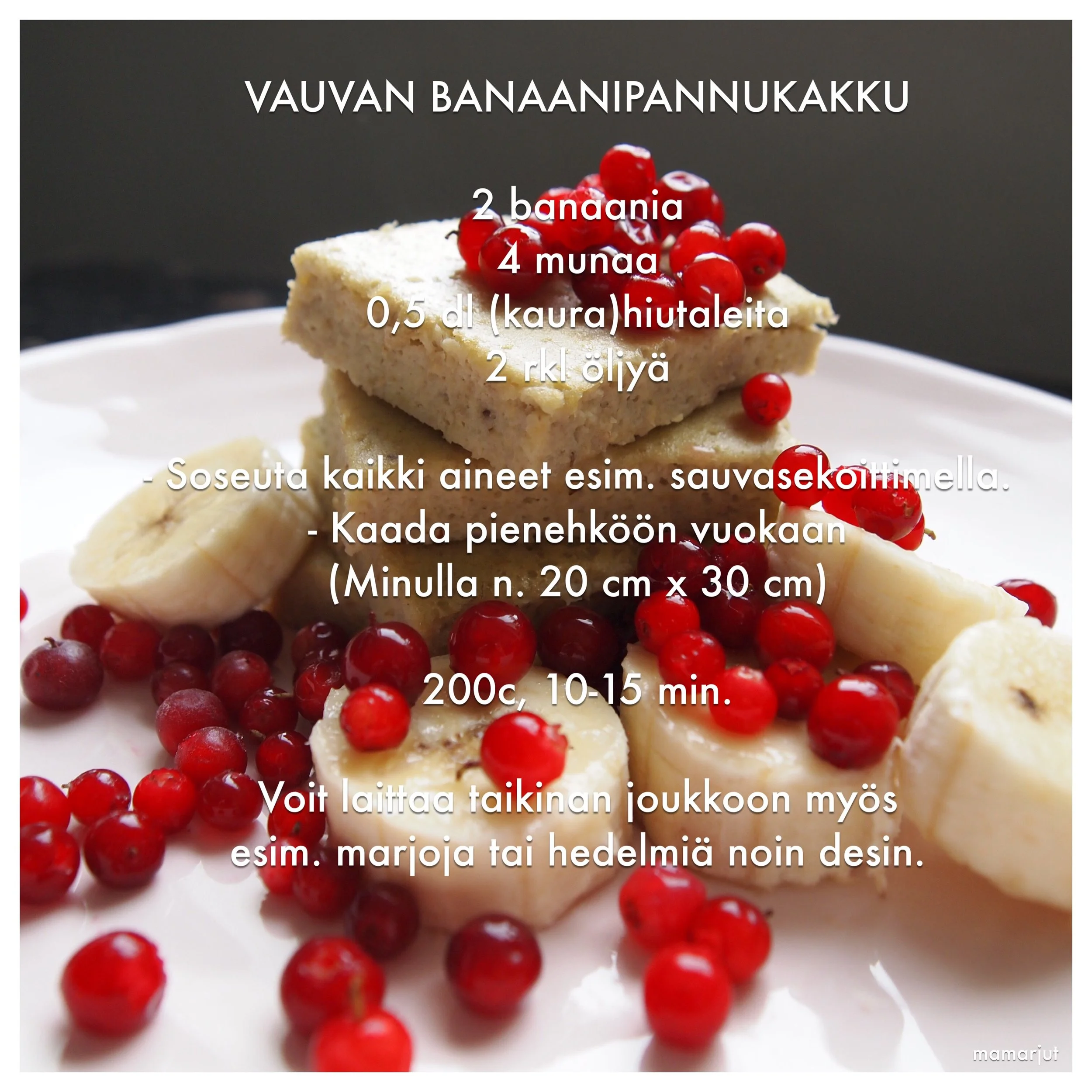 Vauvan banaanipannukakku