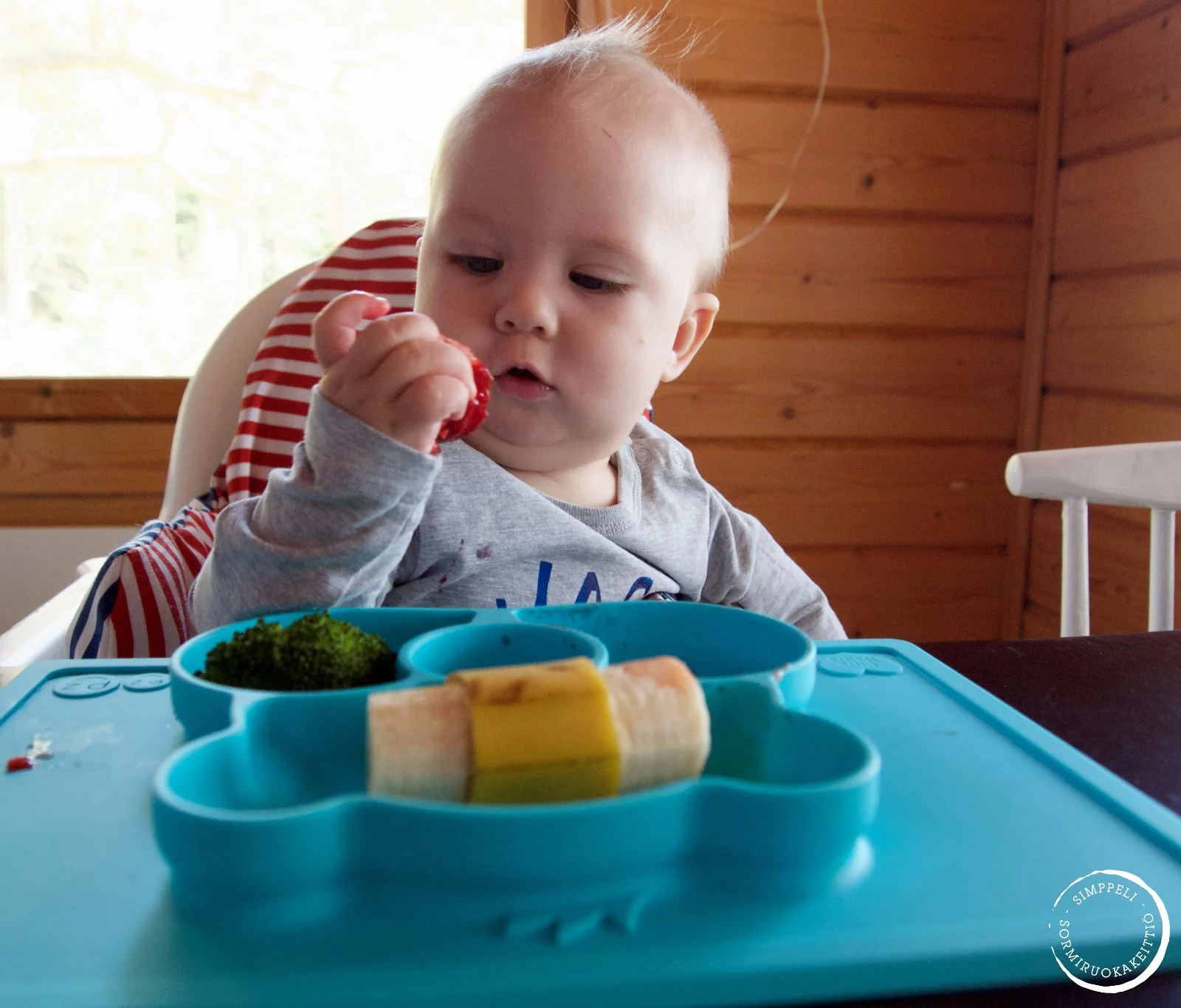 Ensimmäinen sormiruokailu