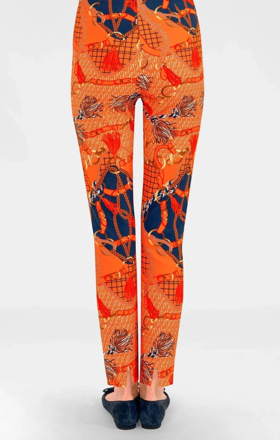 Gretchen Scott Gripeless pull on pant ditto orange back.jpeg