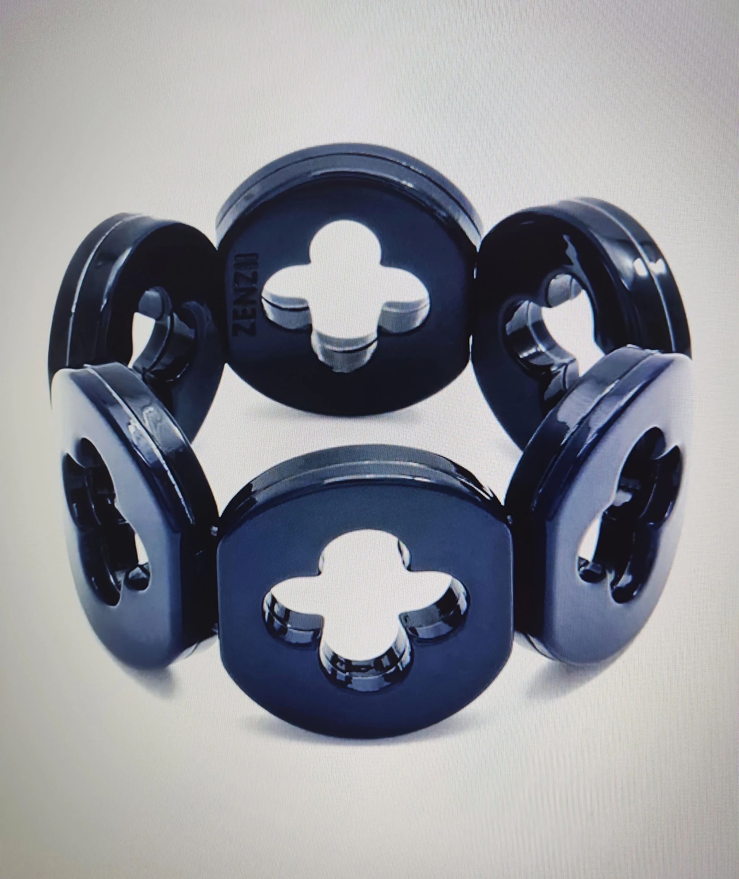 Zenzii Felicity Resin Bracelet NAVY.jpg
