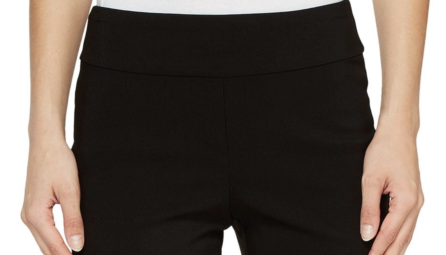 P507 Women's Pull On Ankle Pants - Black 5.png