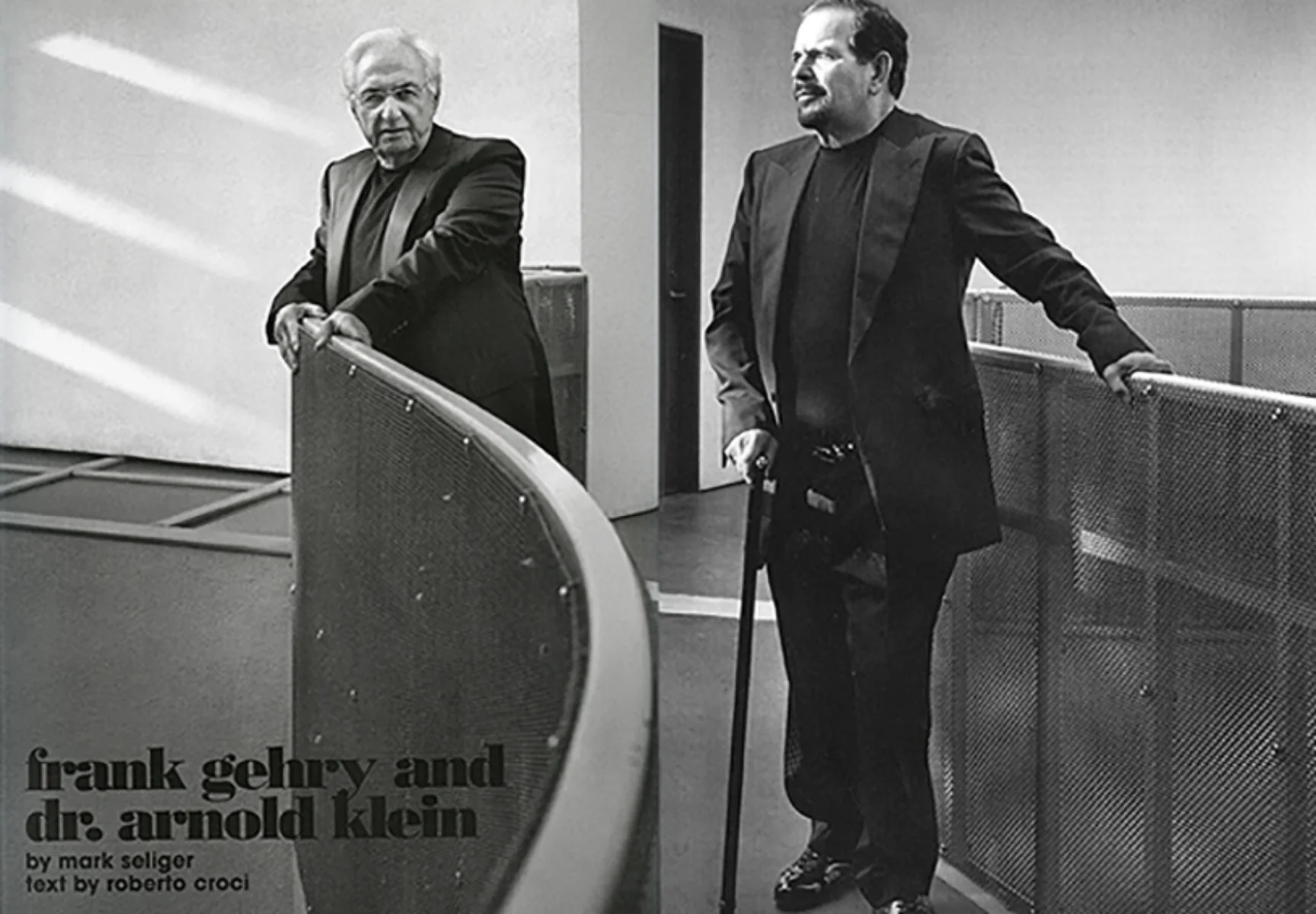 FRANK GEHRY & DR. ARNOLD KLEIN
