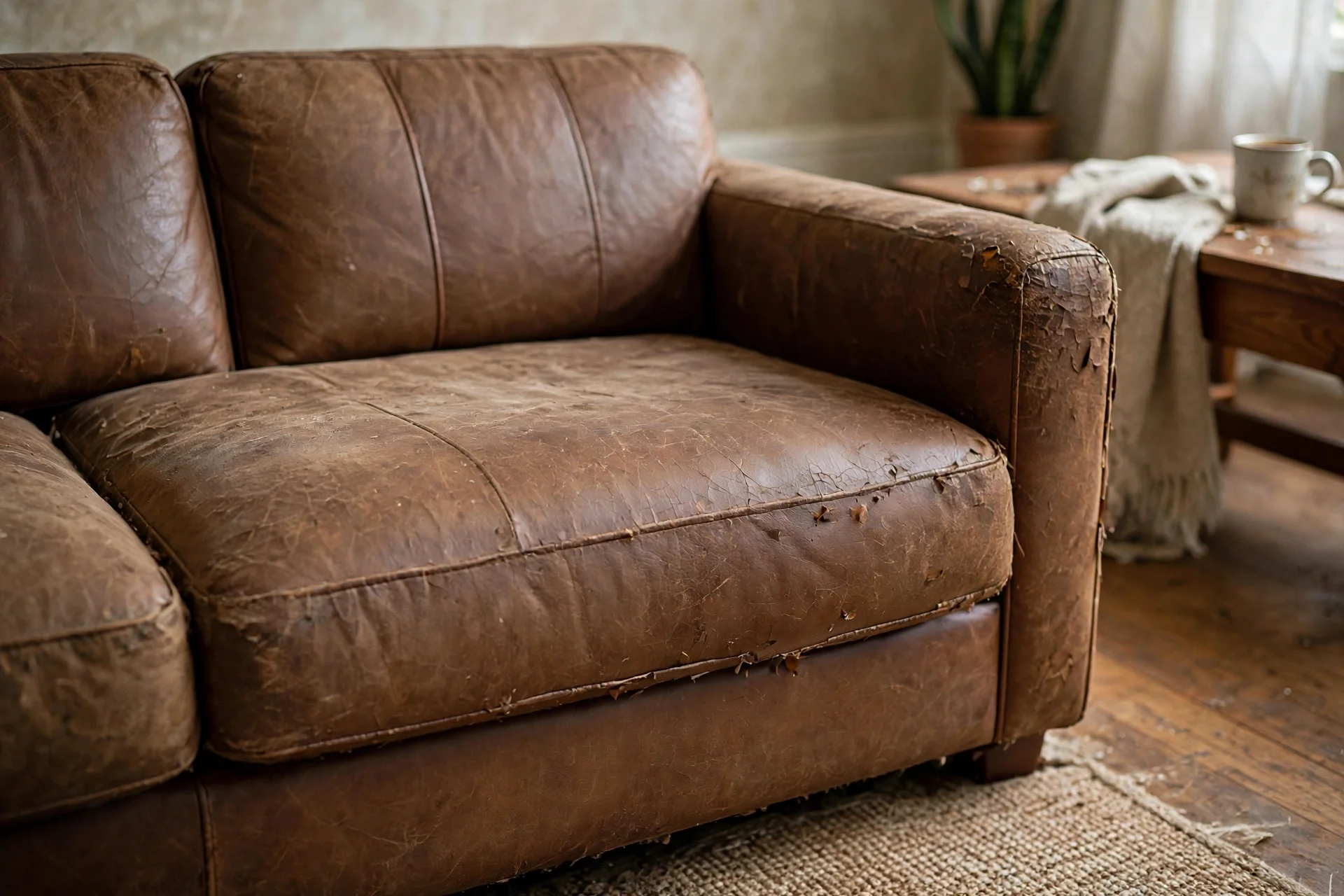 Leather Couch Peeling? Here's Why It Happens - and What You Can Actually Do About It