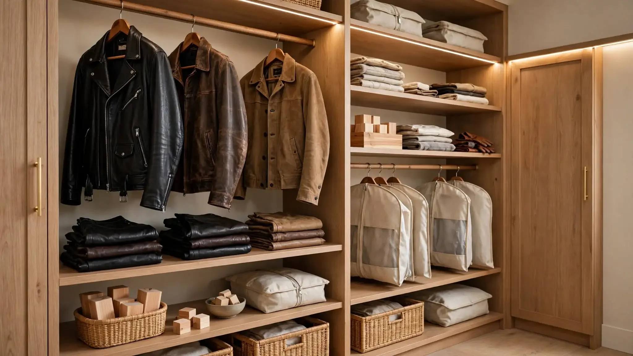 How to Store Leather Clothes 