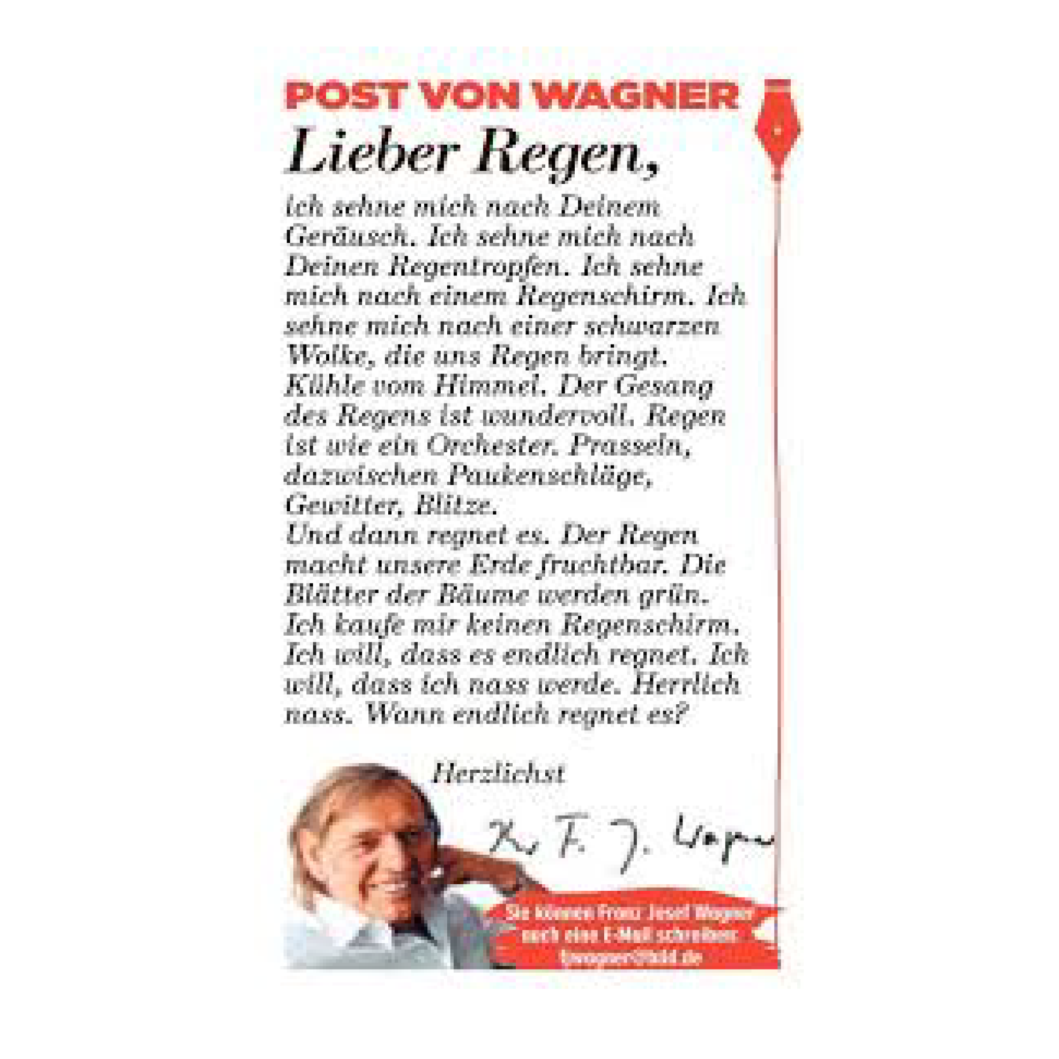 Post an Wagner&lt;a href=/kolumnen-berlin/2018/10/7/post-an-wagner&gt;Mehr →&lt;/a&gt;