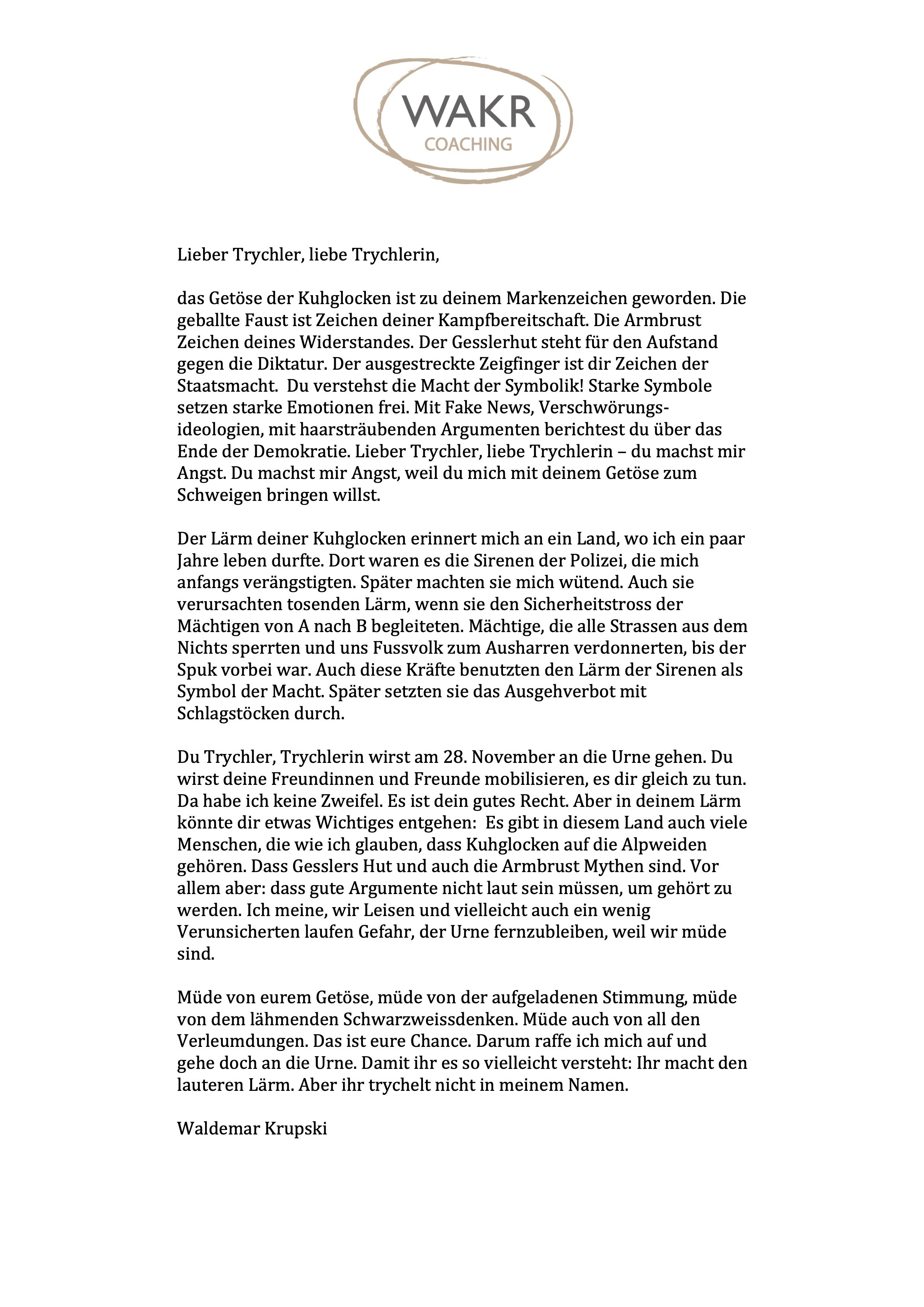 Liebe Trychler, …&lt;a href=/in-den-medien-1/2021/11/08/lieber-trychler-liebe-trychlerin&gt;Mehr →&lt;/a&gt;