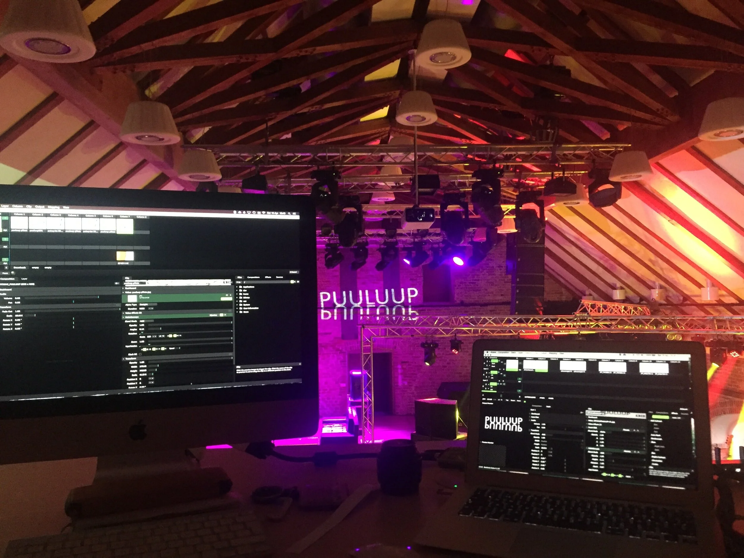 VJ @ electronic folk music festival