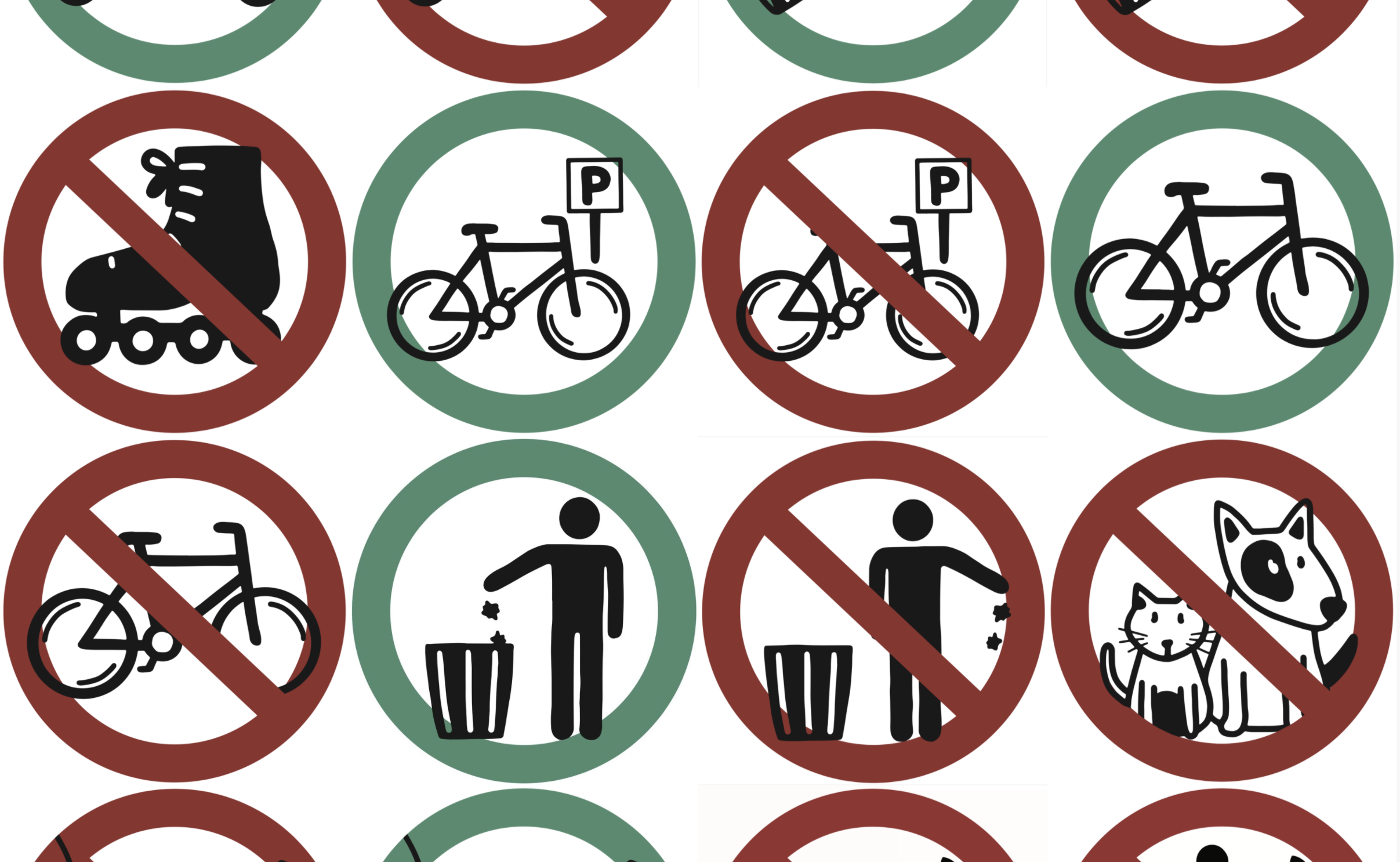 pictograms for Viljandi Folk Music Festival