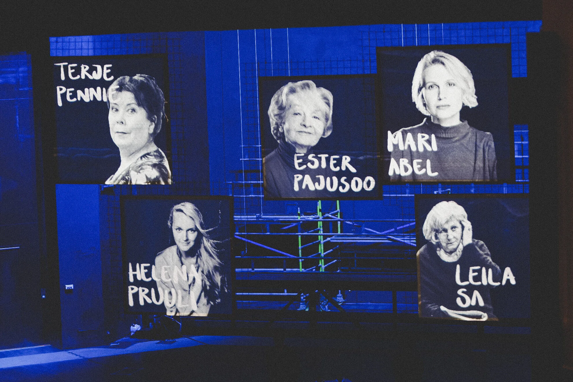projection design for Estonian Theatre Awards 2017
