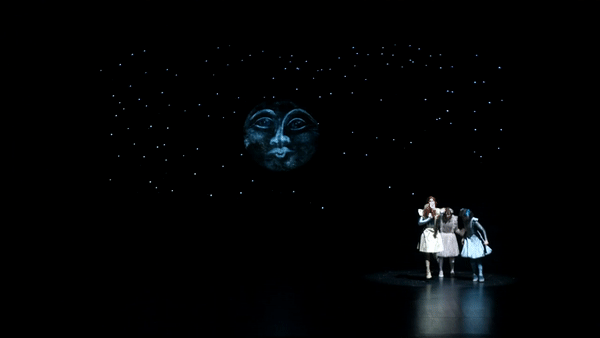 projection design for Eric Linklater's "The Wind on the Moon"