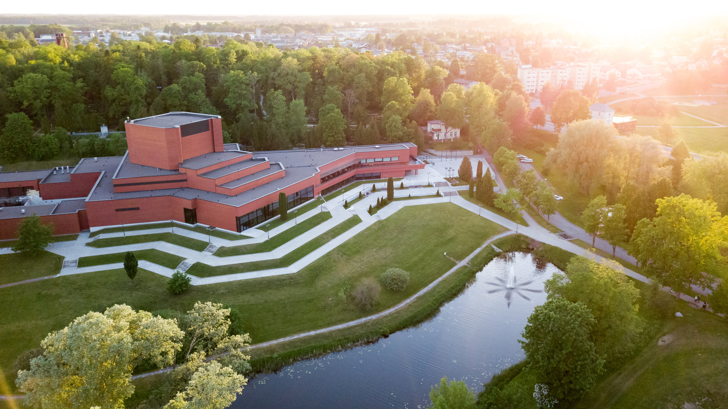 drone photos of Ugala Theatre