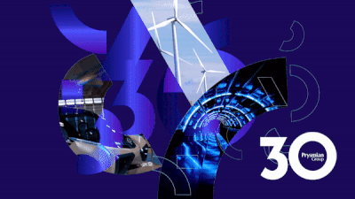 projection visuals for a private event