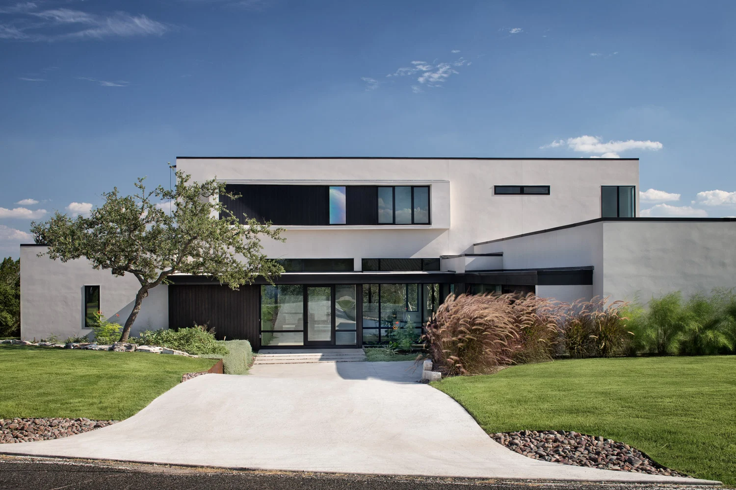 Modern Design with Framed Entry
