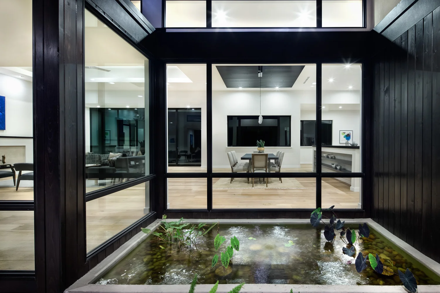 Modern Entry Water Feature