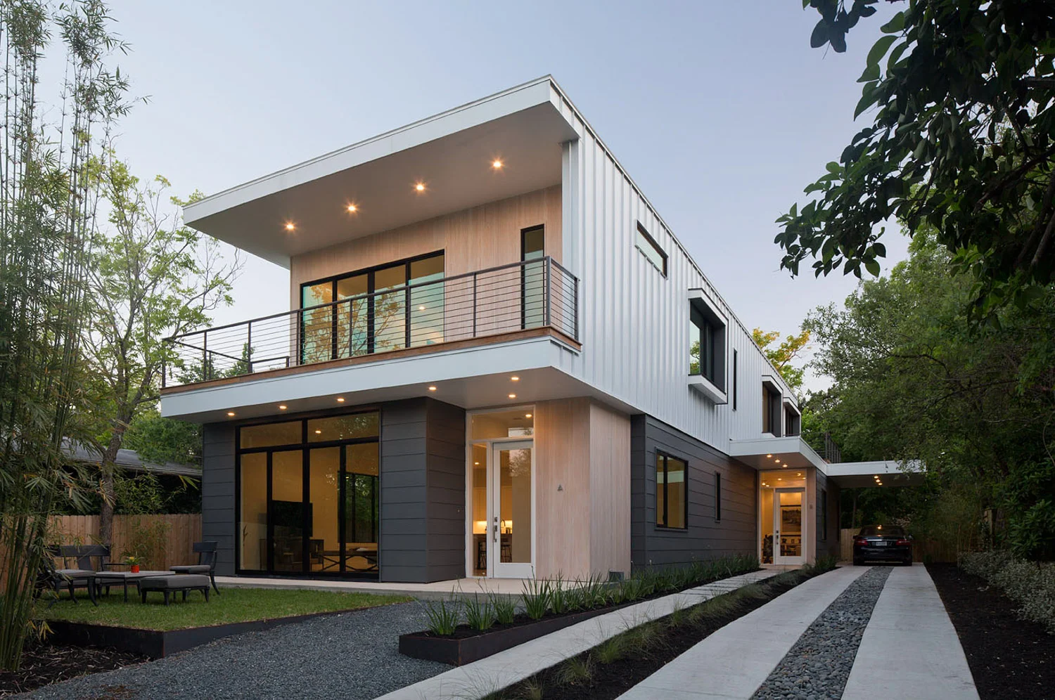 Soft Material Palette - Modern Facade