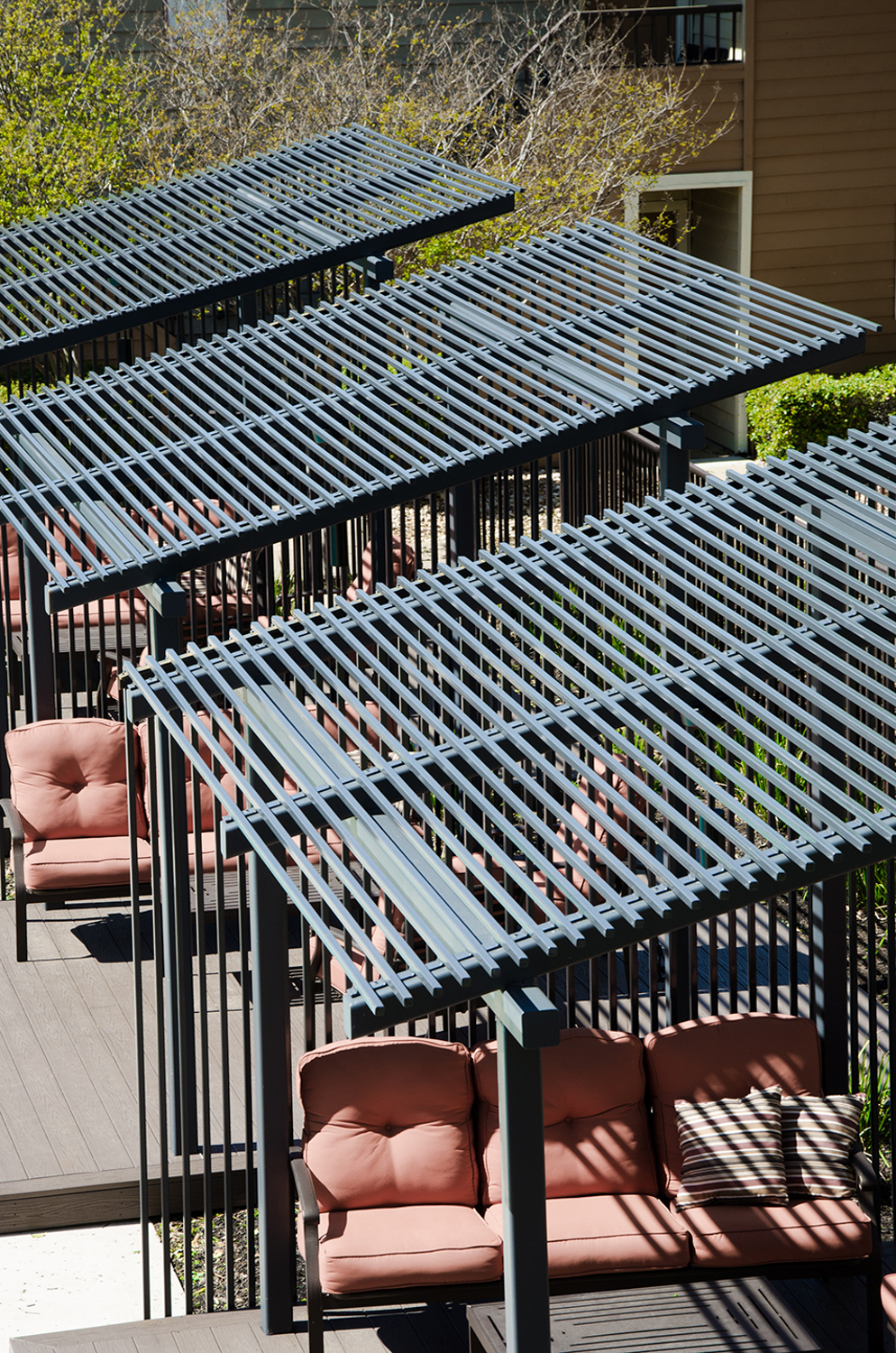 Steel Pool Cabanas