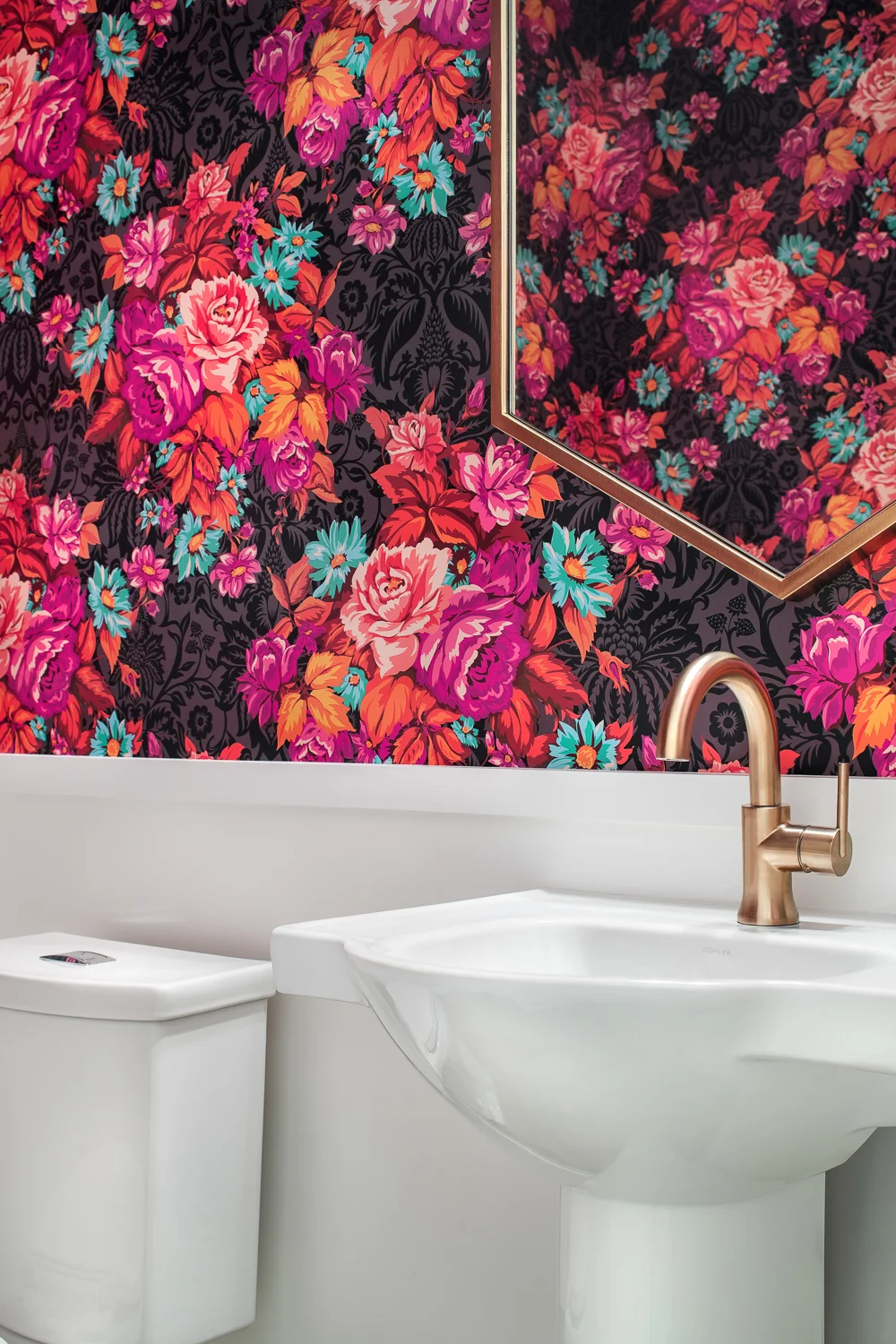 Powder Bath Feature Wall