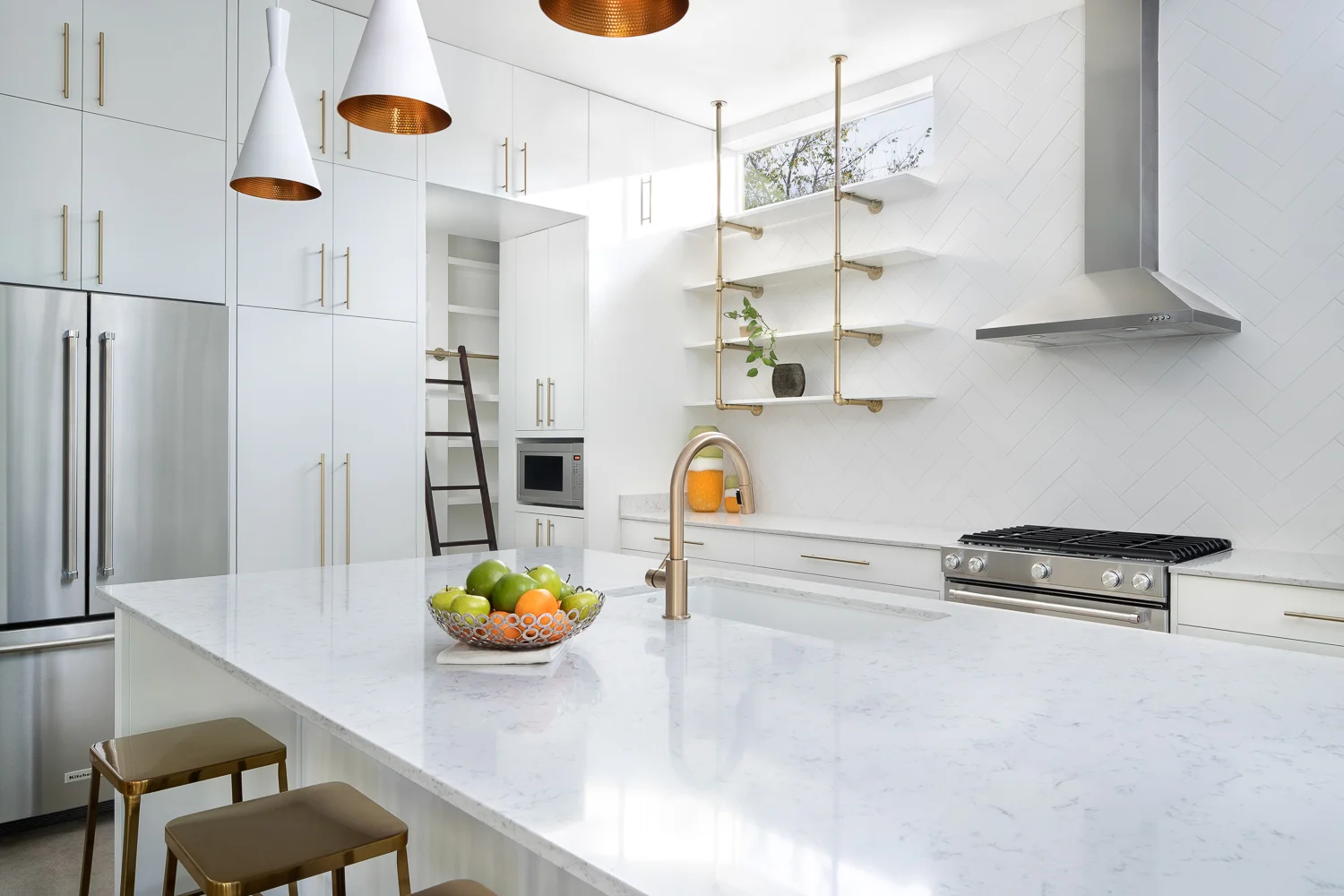 View to Kitchen from Island
