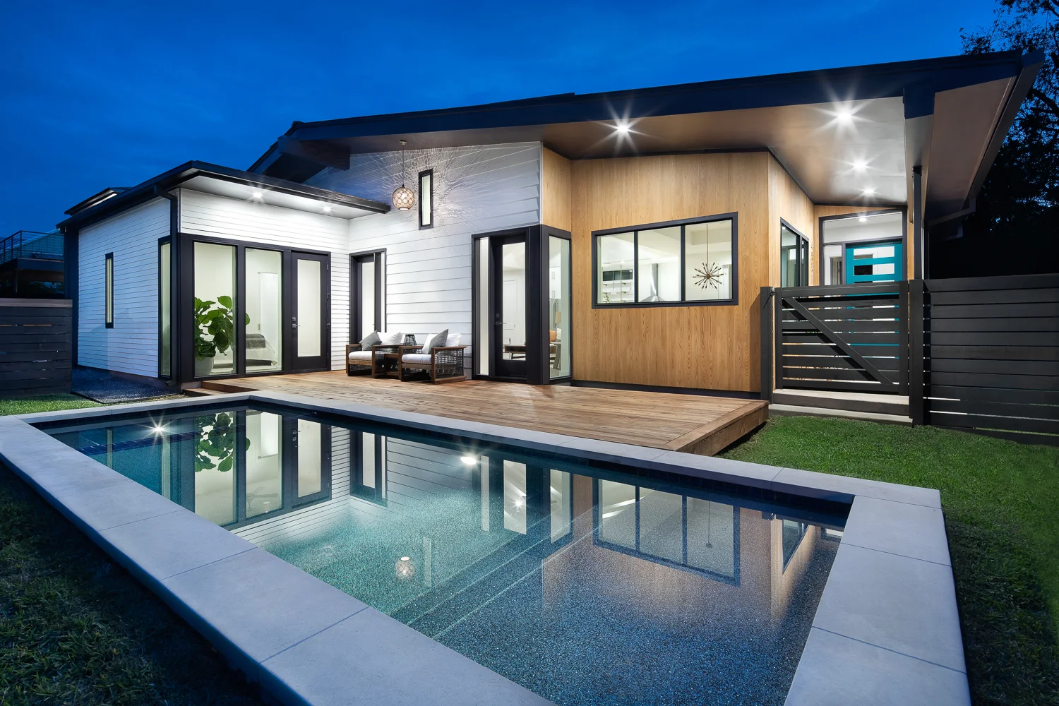 View to House from Pool
