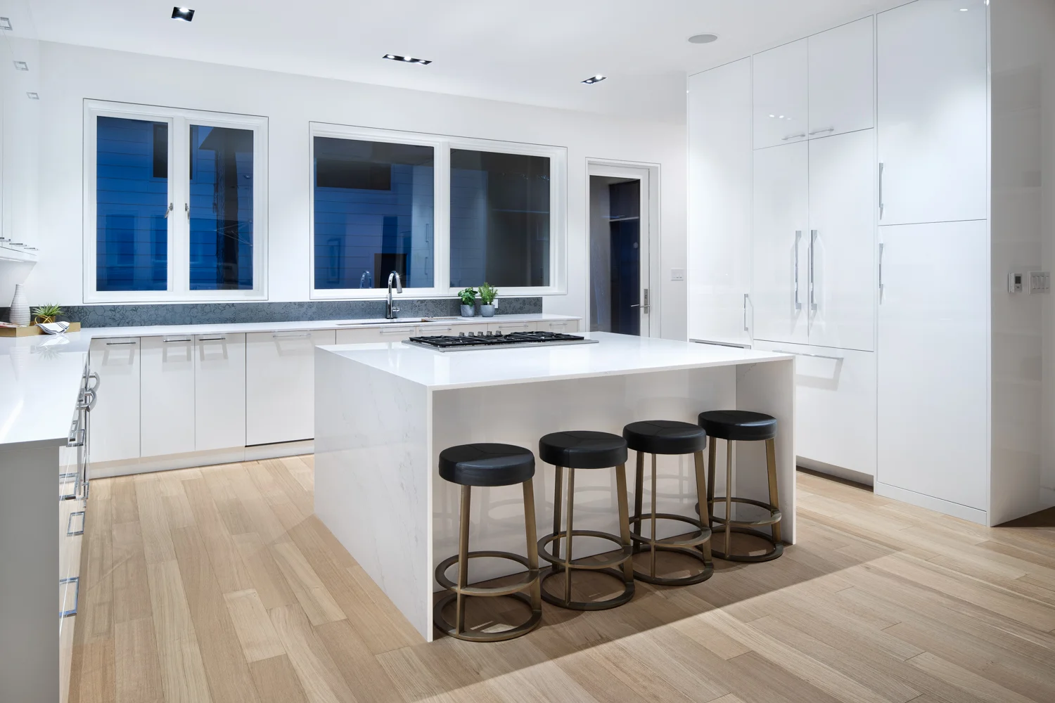 Kitchen and Full Height Storage Wall