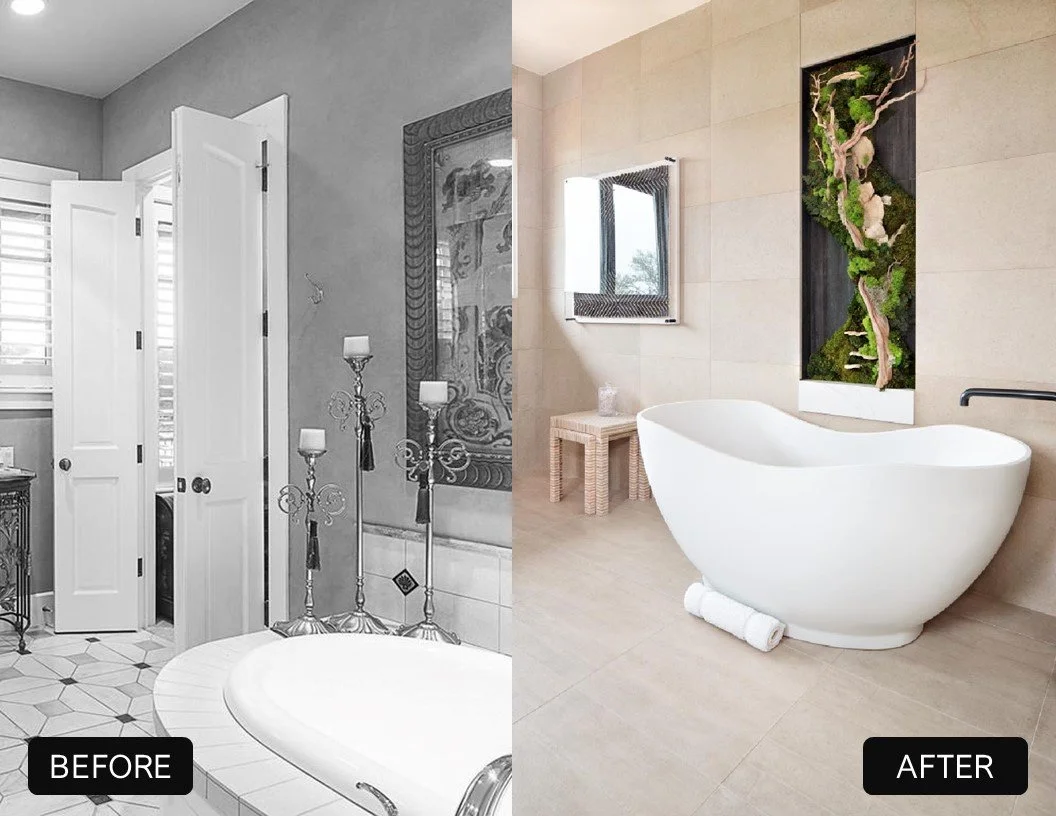 Before and After Bathroom