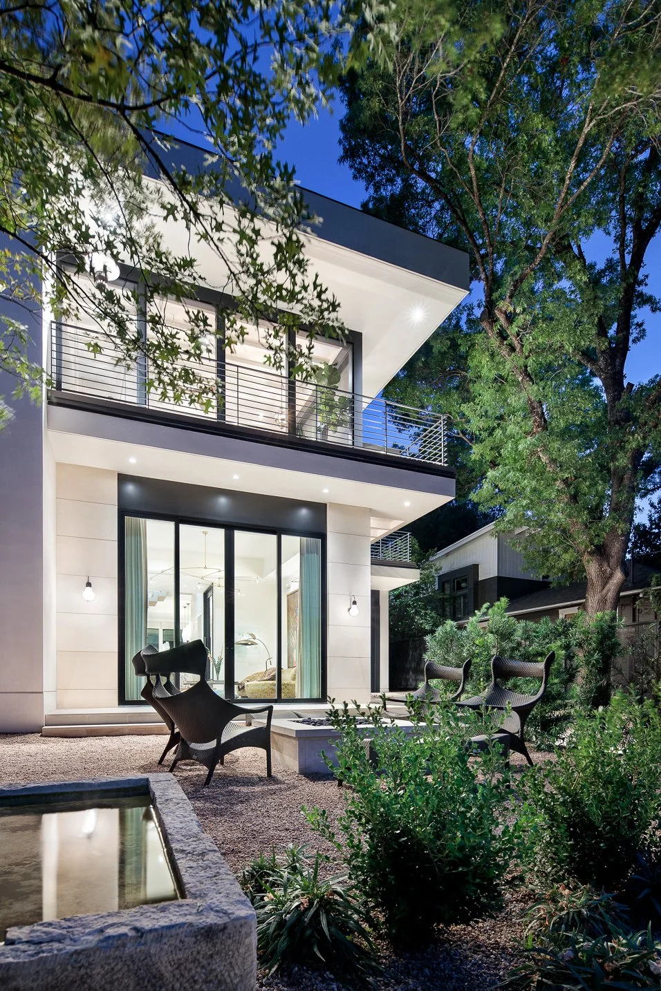 Courtyard View at Pedestrian Entry