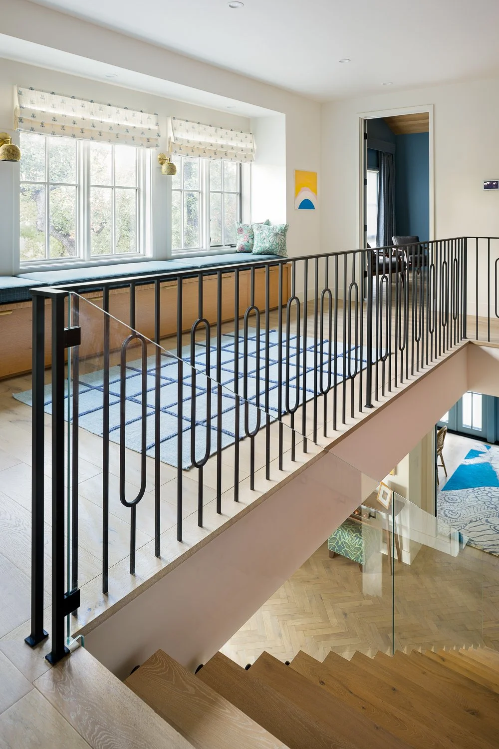 Second Floor Hall View at Stair