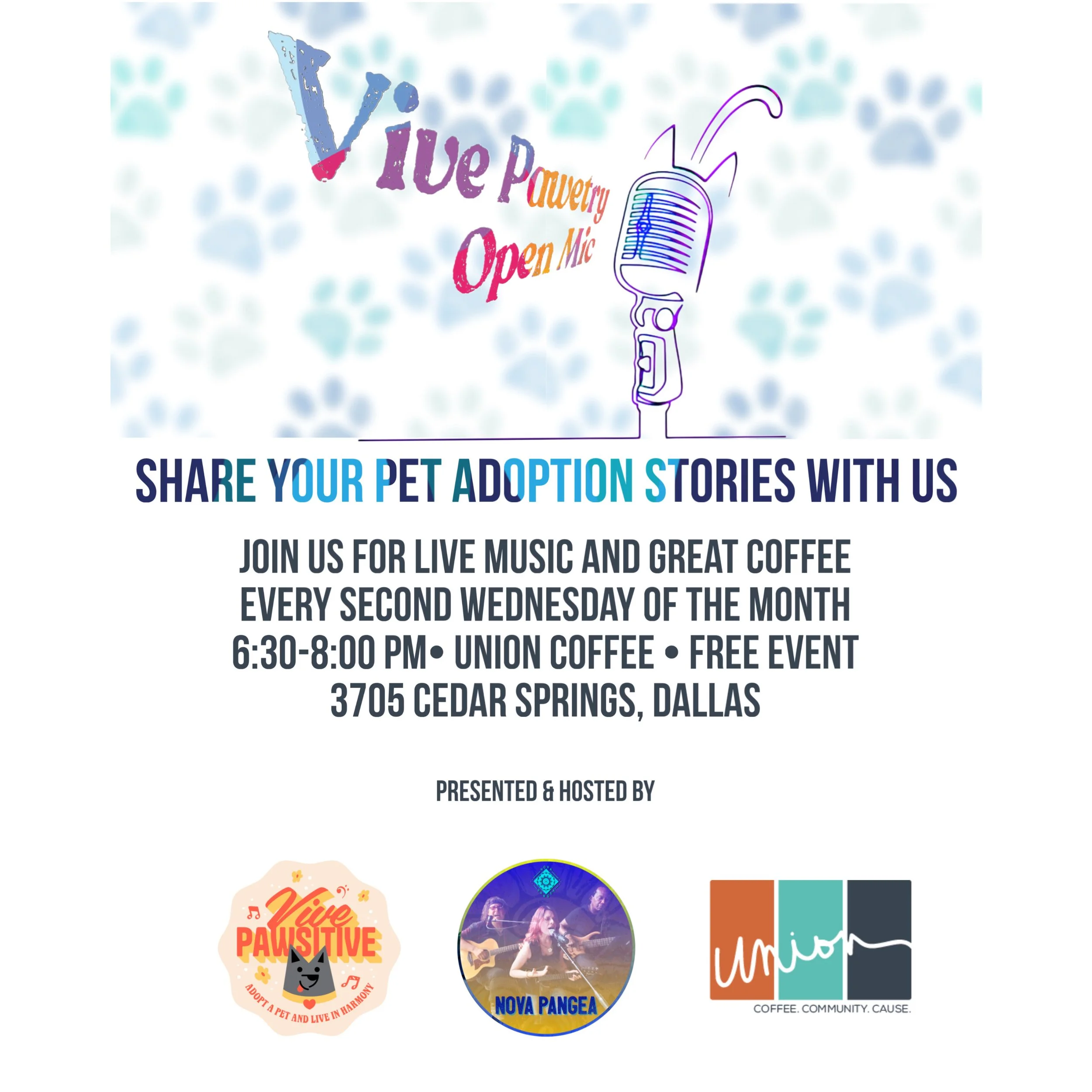 Vive Pawetry Open Mic