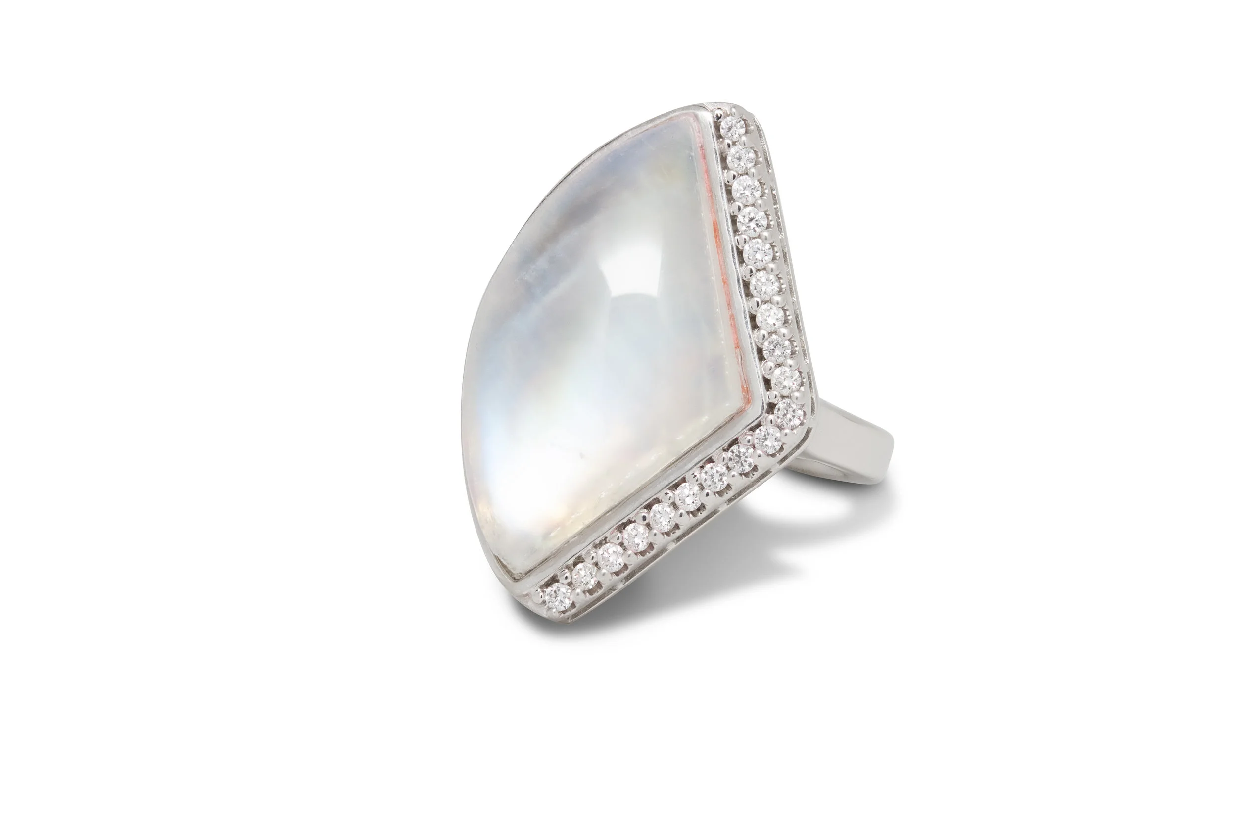 Fancy Shape Moonstone Ring by Sandy Moss™