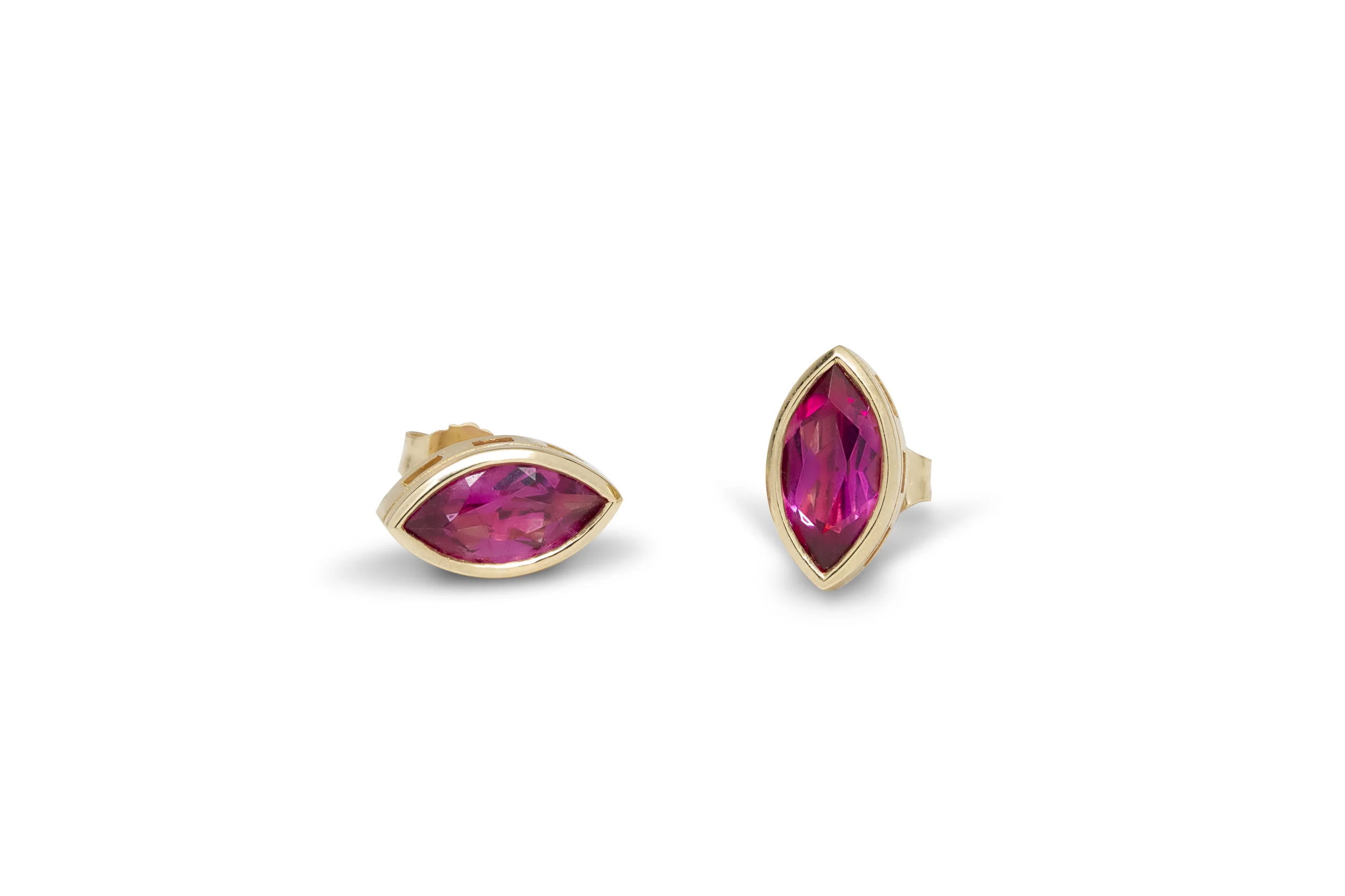 Pink Tourmaline Studs by Sandy Moss™