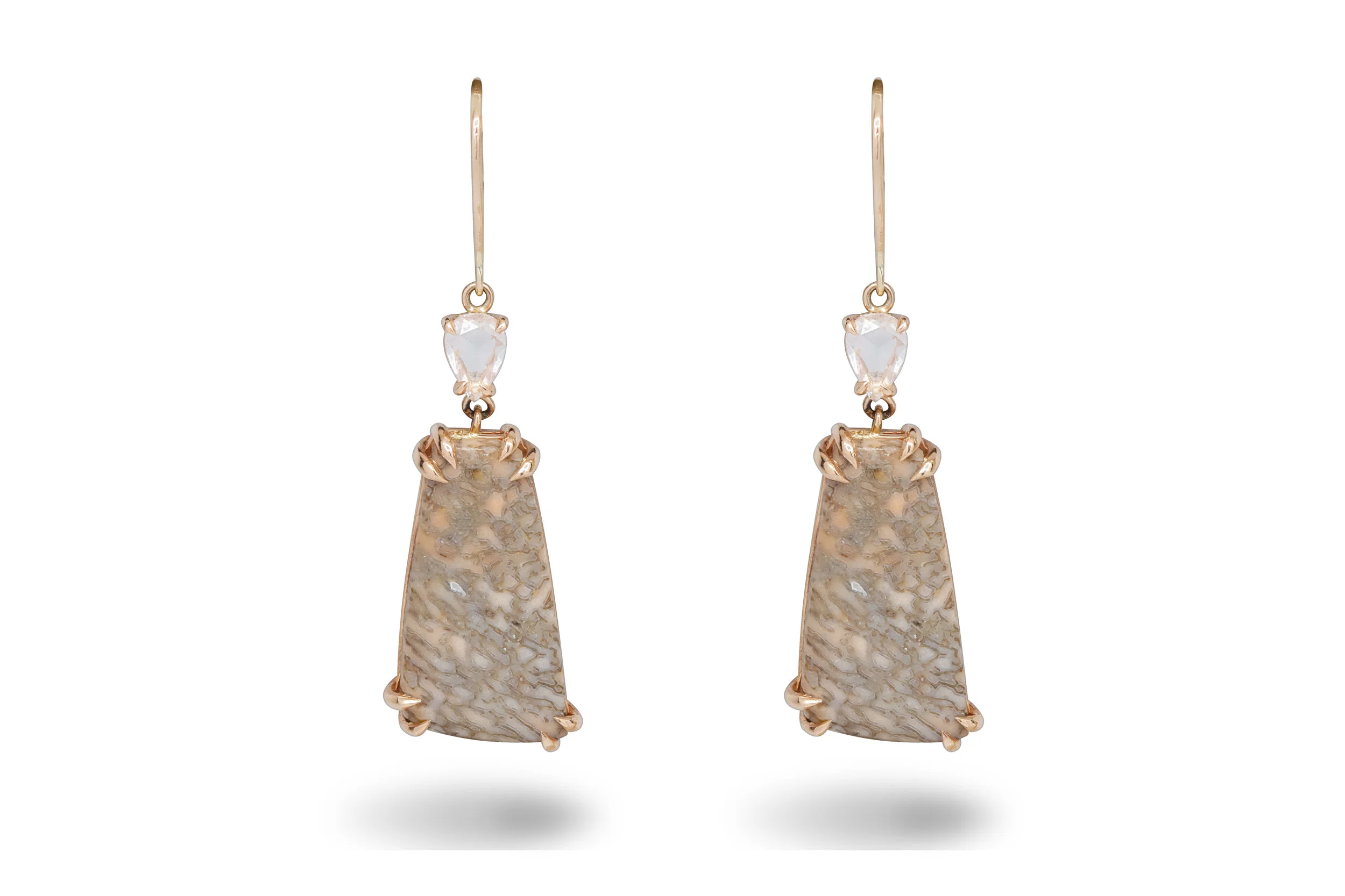 Dinosaur Bone Earrings by Sandy Moss™